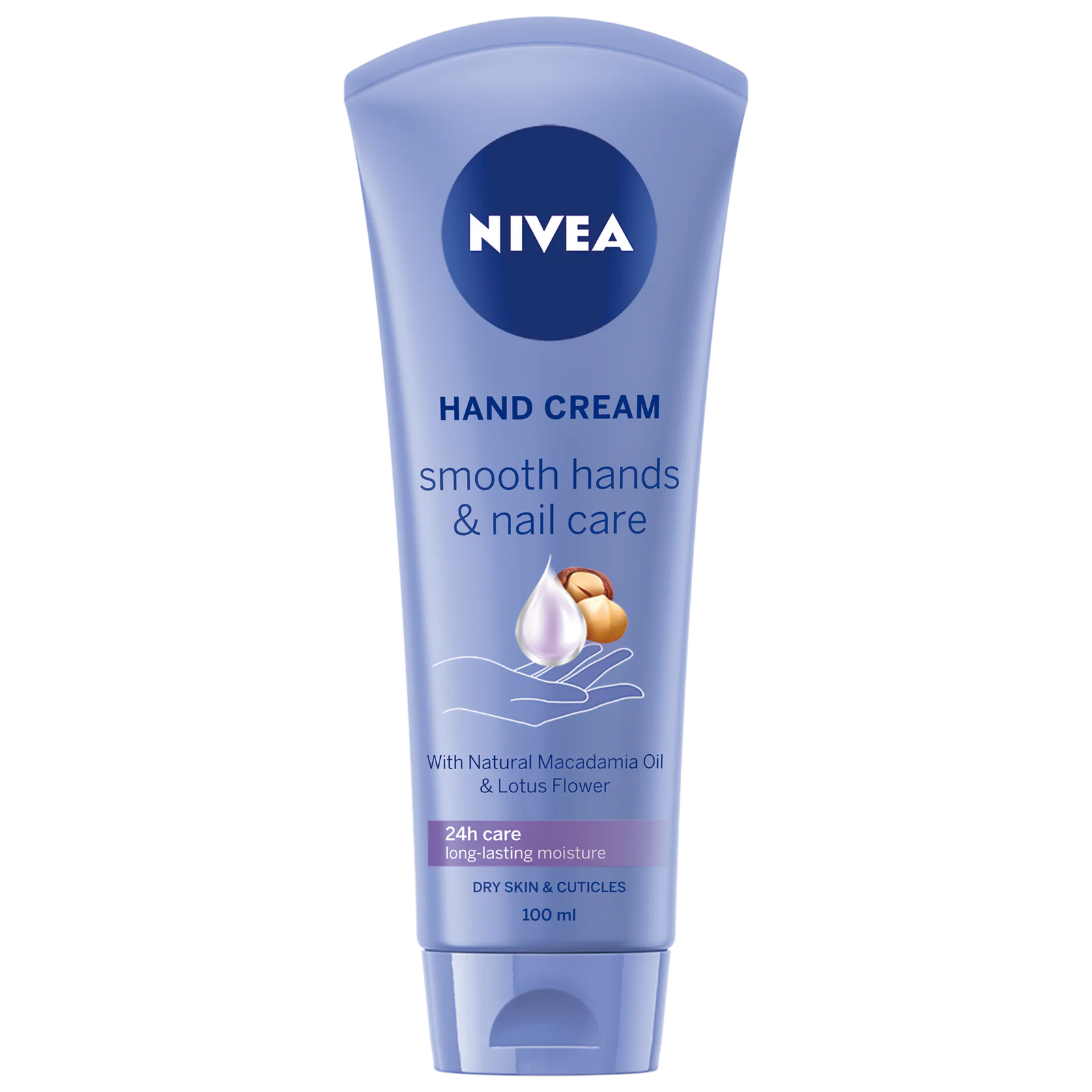 NIVEA Smooth Hands & Nail Care Hand Cream 100mL