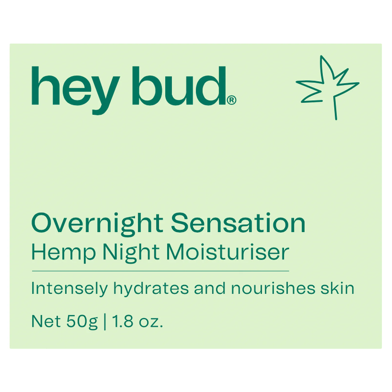 Hey Bud Hemp Nght Moist 50g