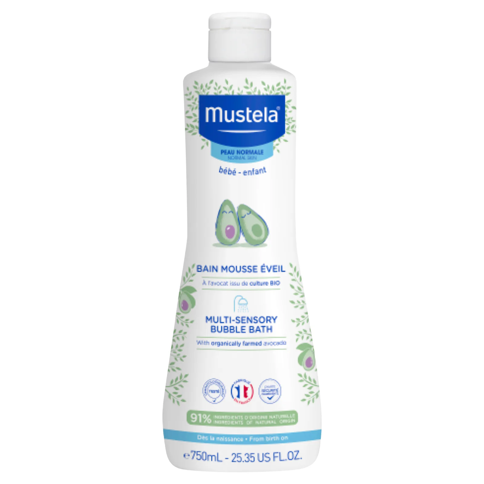 Mustela Bebe Multi-Sensory Bubble Bath 750ml