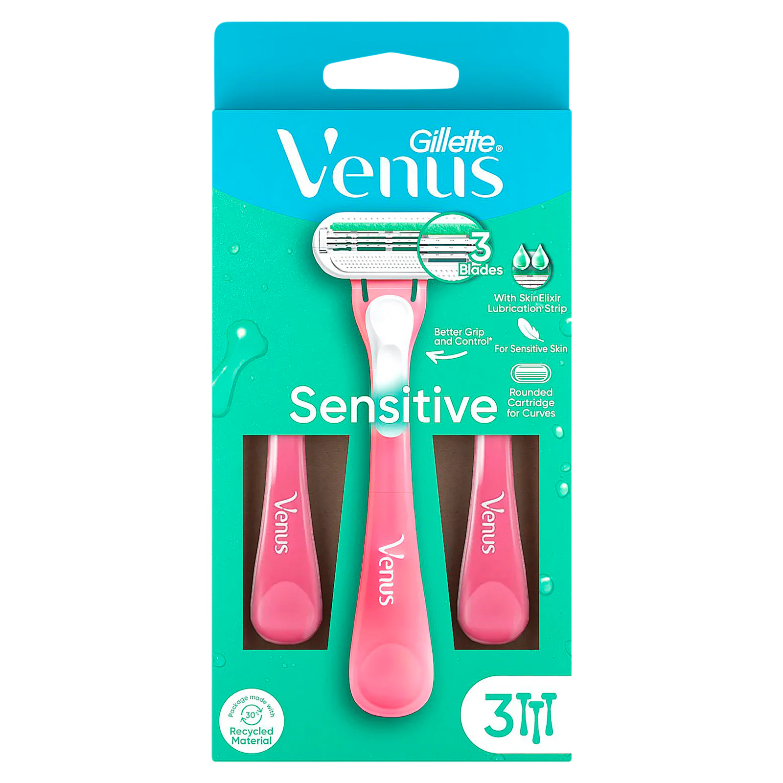 Gillette Venus Sensitive Disposable Razor 3 Pack