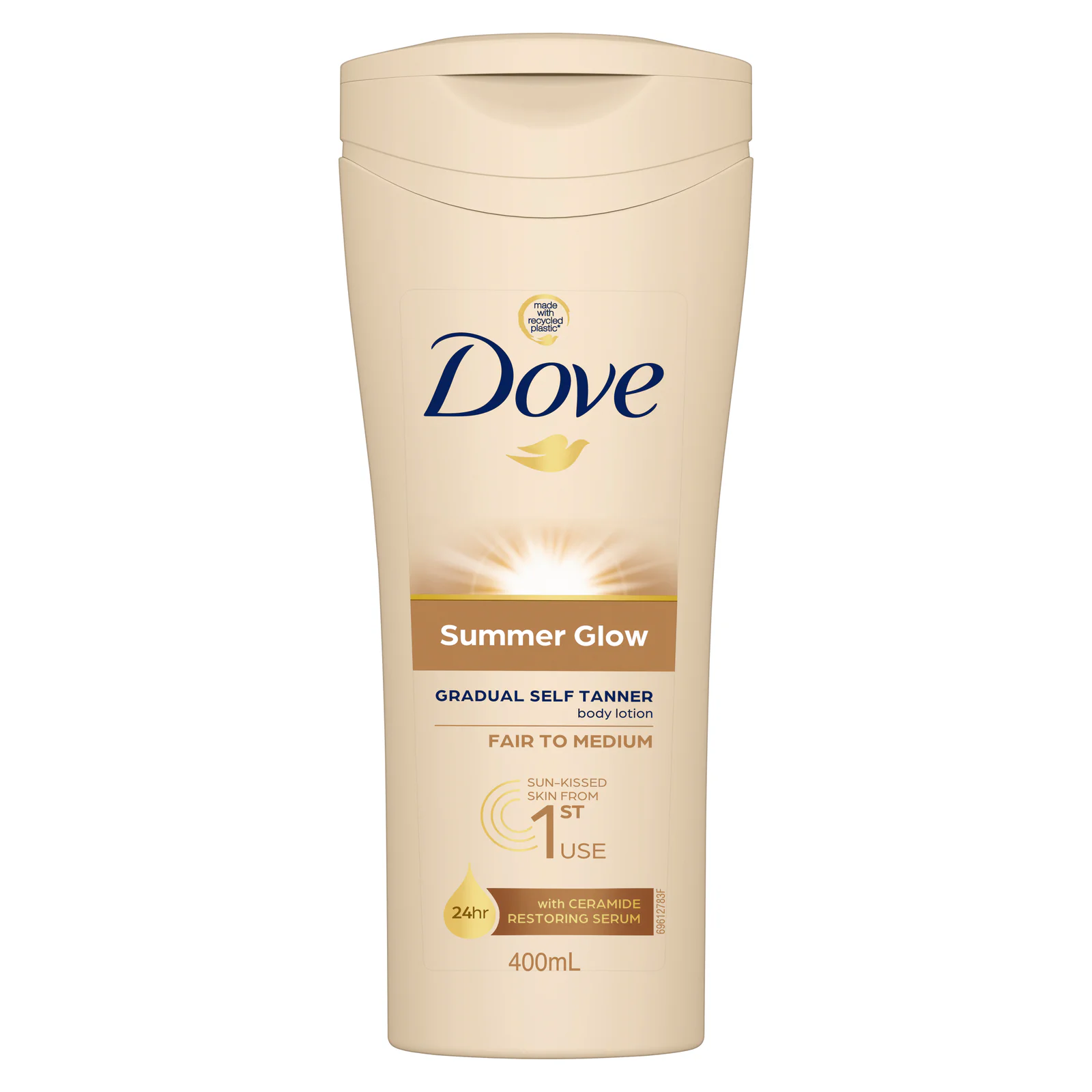 Dove Summer Glow Gradual Self Tan Body Lotion Fair To Medium Skin 400ml