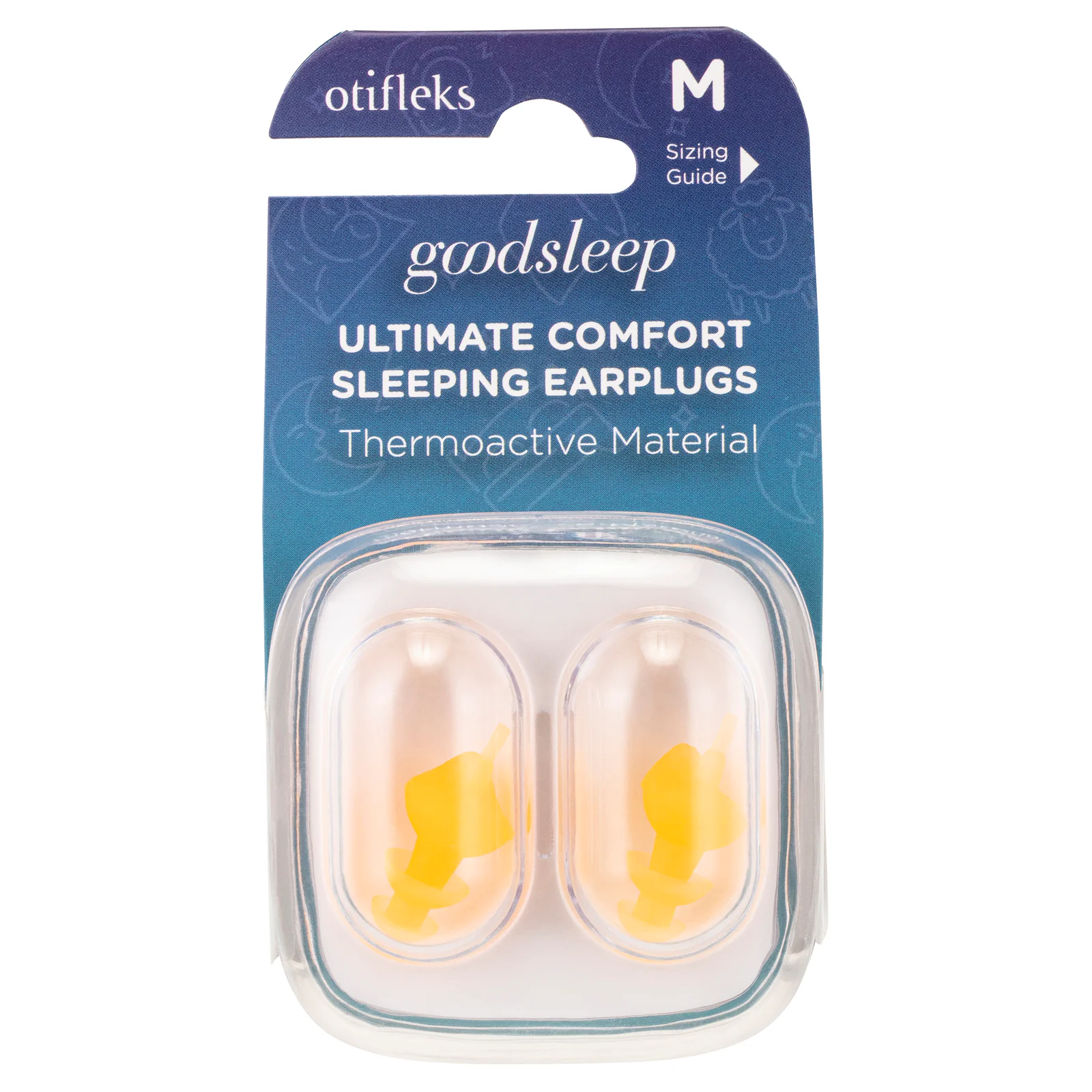 Otifleks Invisible Good Sleep Earplugs Medium 1 pair
