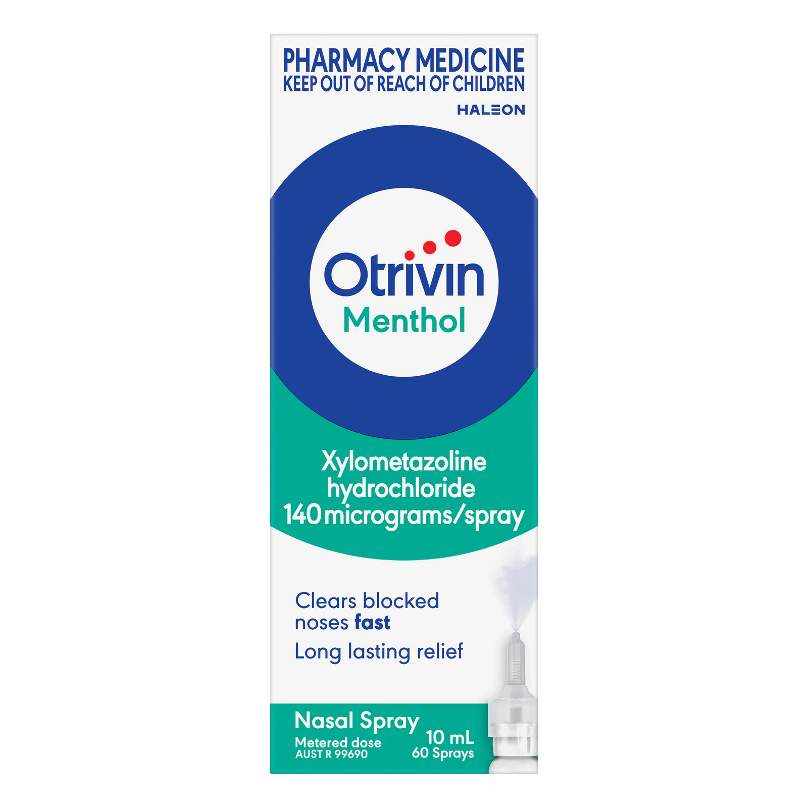 Otrivin Menthol Nasal Spray 10ml
