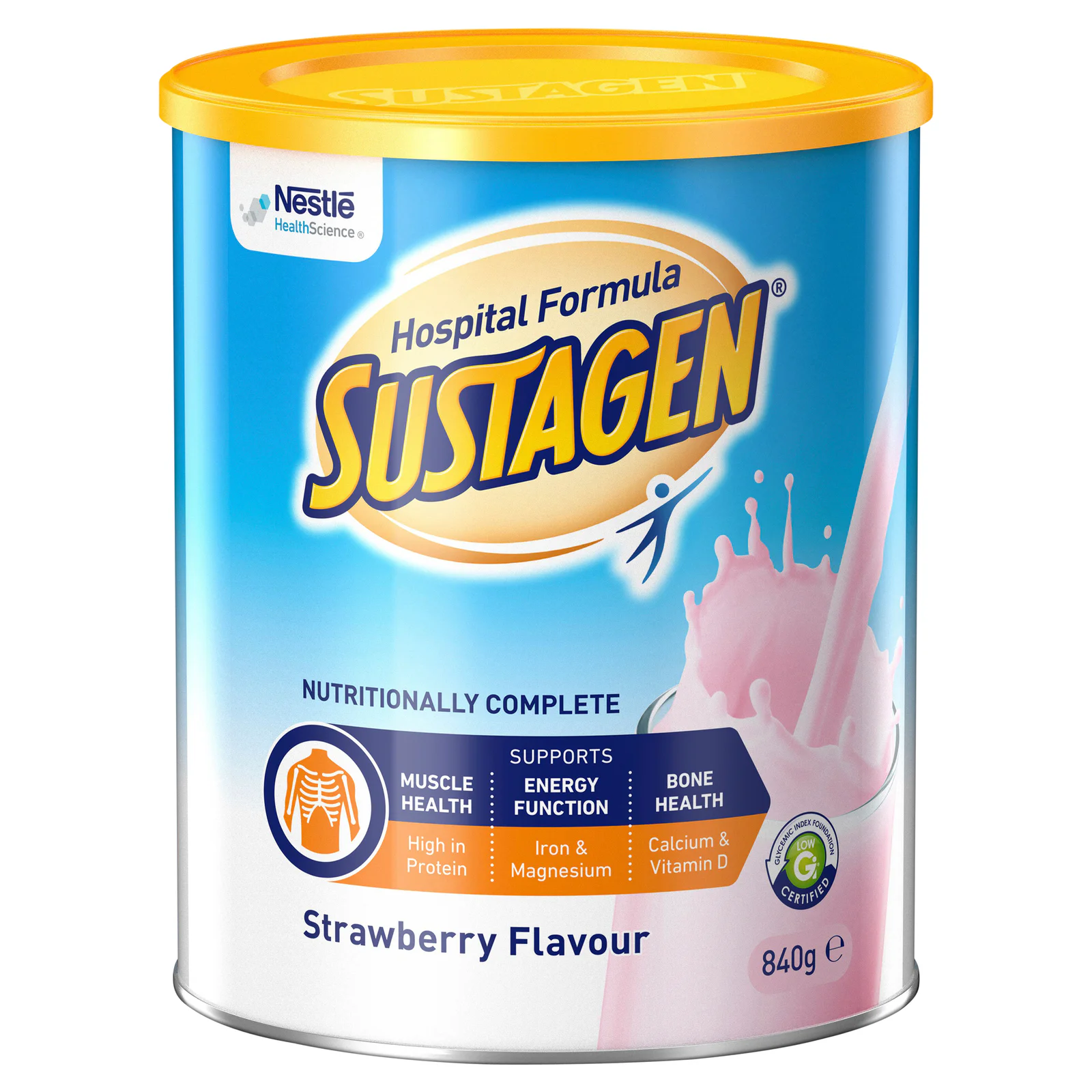 Sustagen Hopsital Formula Strawberry 840g