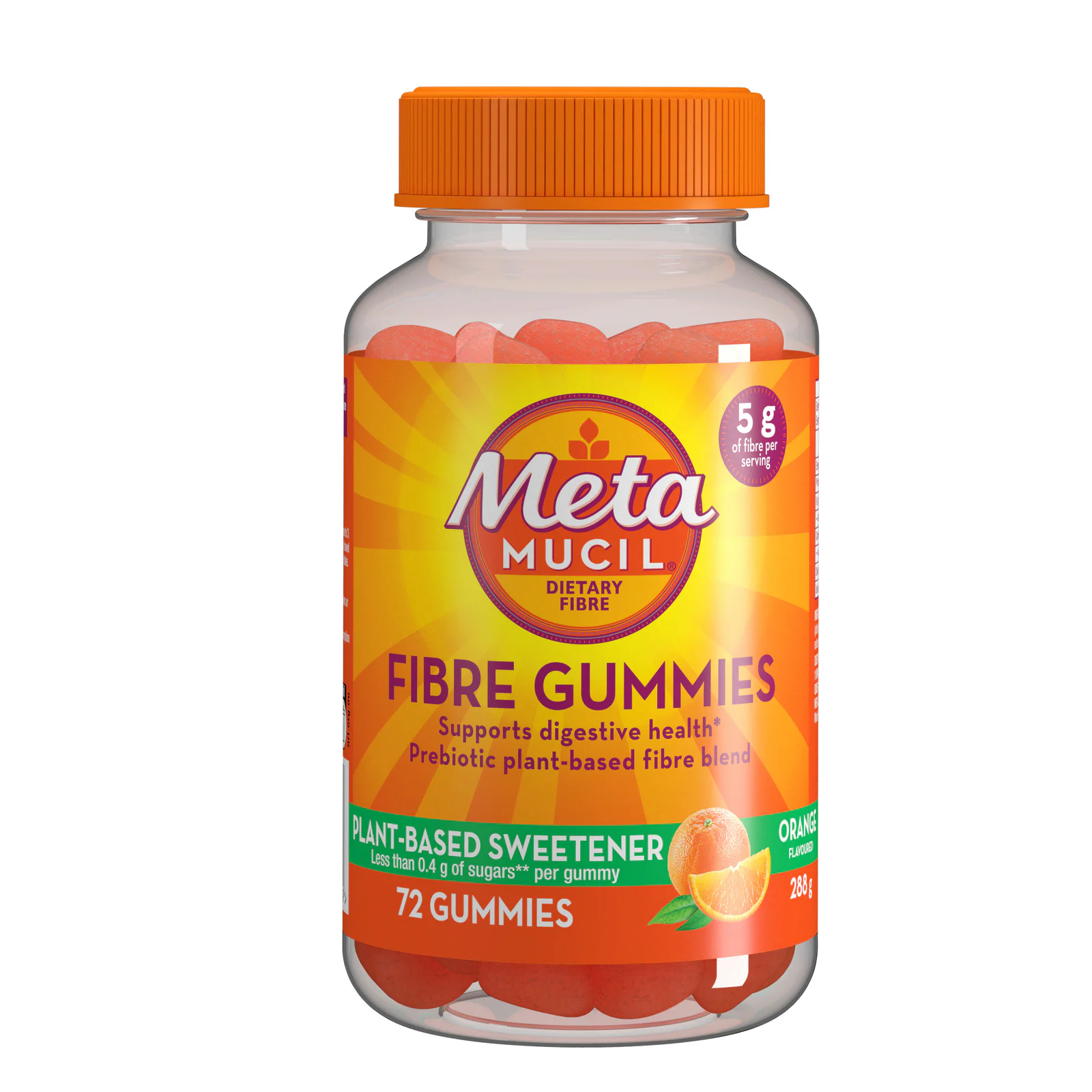 Metamucil Fibre Gummies 72 Pack