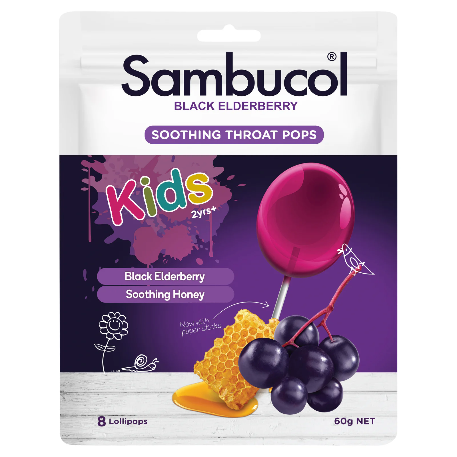 Sambucol Kids Pops 8 pack