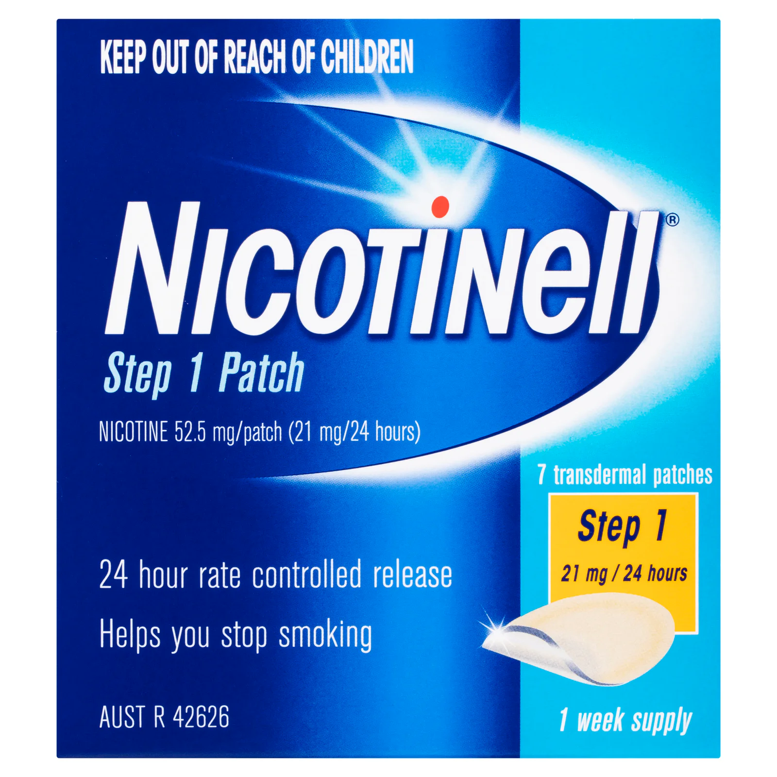 Nicotinell 24 Hour Patches 21mg Step 1 - 7 patches