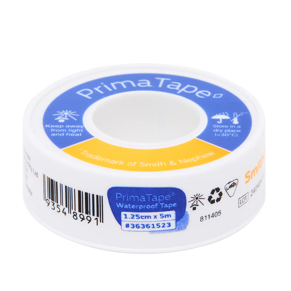 Primatape Waterproof Tape 1.25cm X 5m - 1 roll