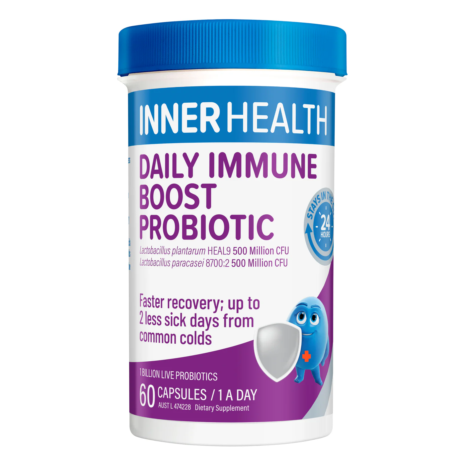 Inner Health Immune Booster Probiotic 60 capsules