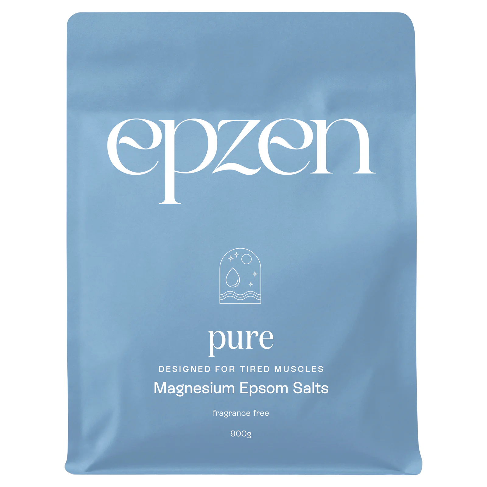 EpZen Pure Magnesium Bath Crystals 900g