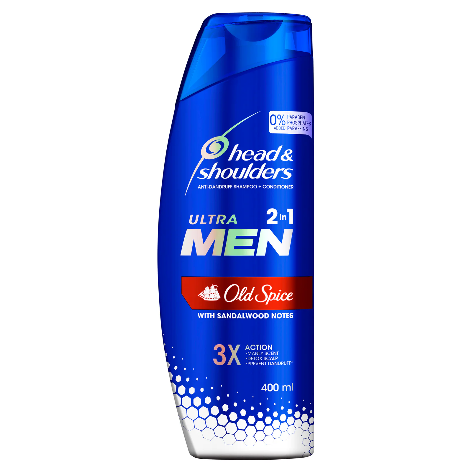 Head & Shoulders Ultra Men Old Spice 2-in-1 Anti-Dandruff Shampoo + Conditioner 400mL