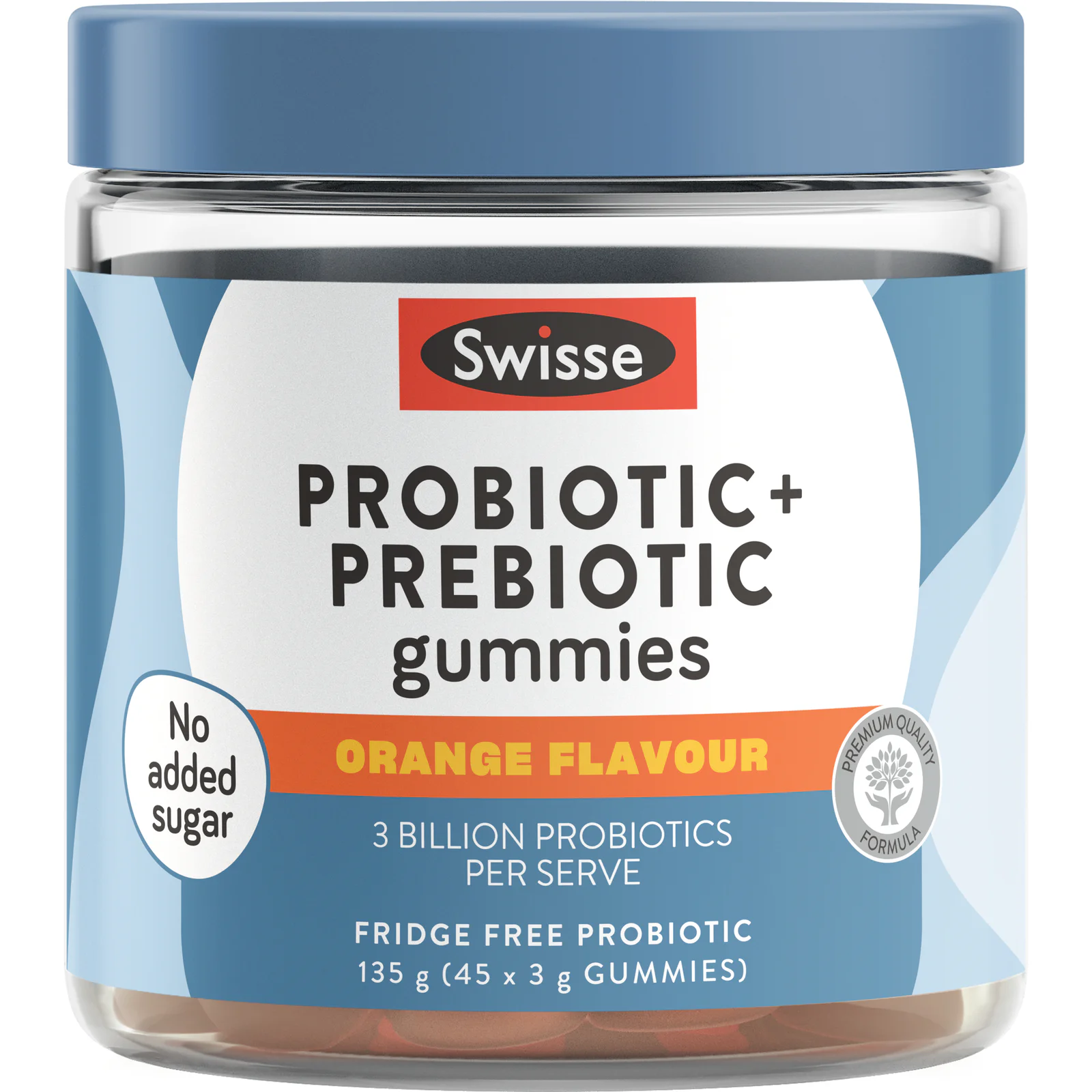 Swisse Adult Probiotic & Prebiotic Gummies 45 pastilles