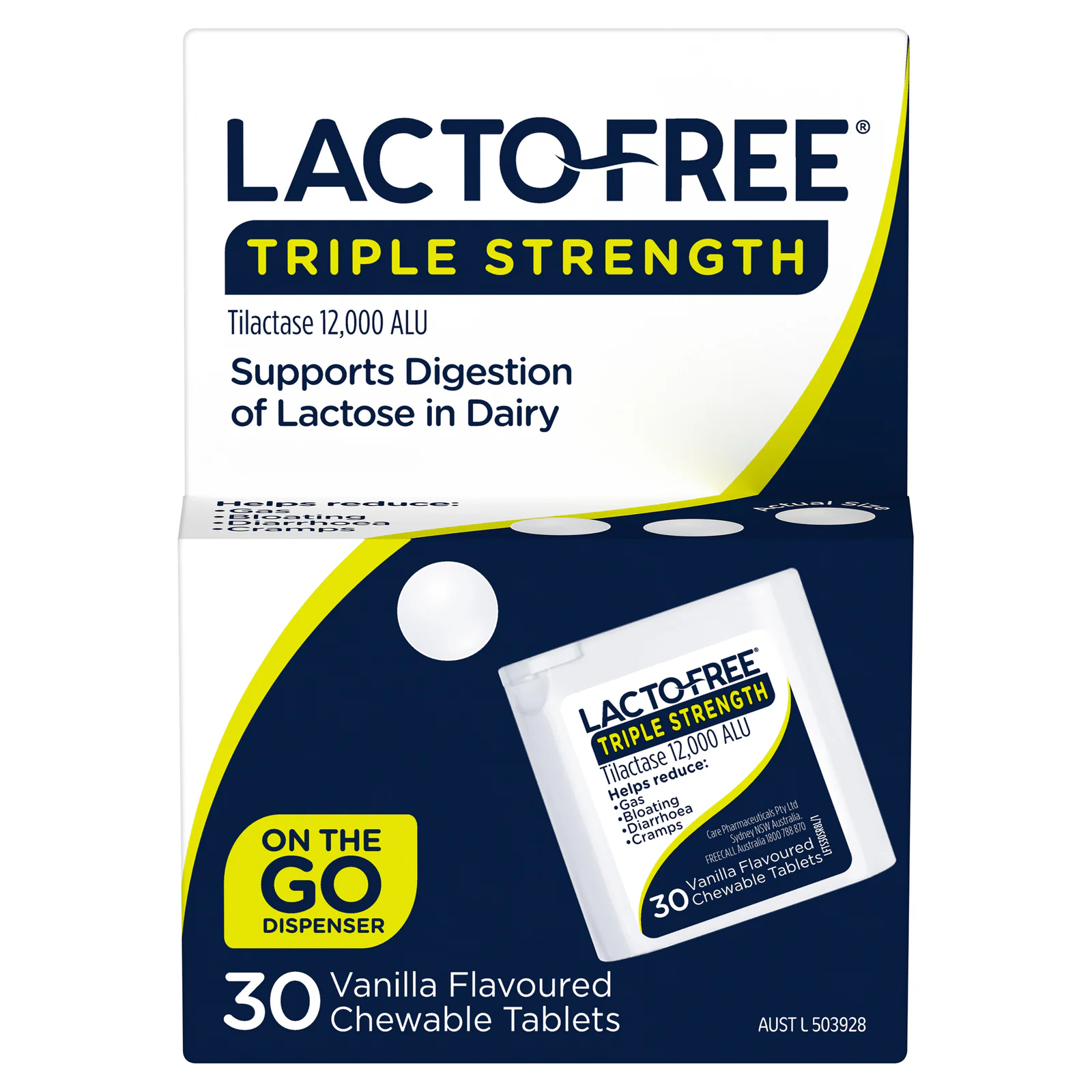 Lacto-Free Lacto Free Triple Strength Chewable 30 chewable tablets
