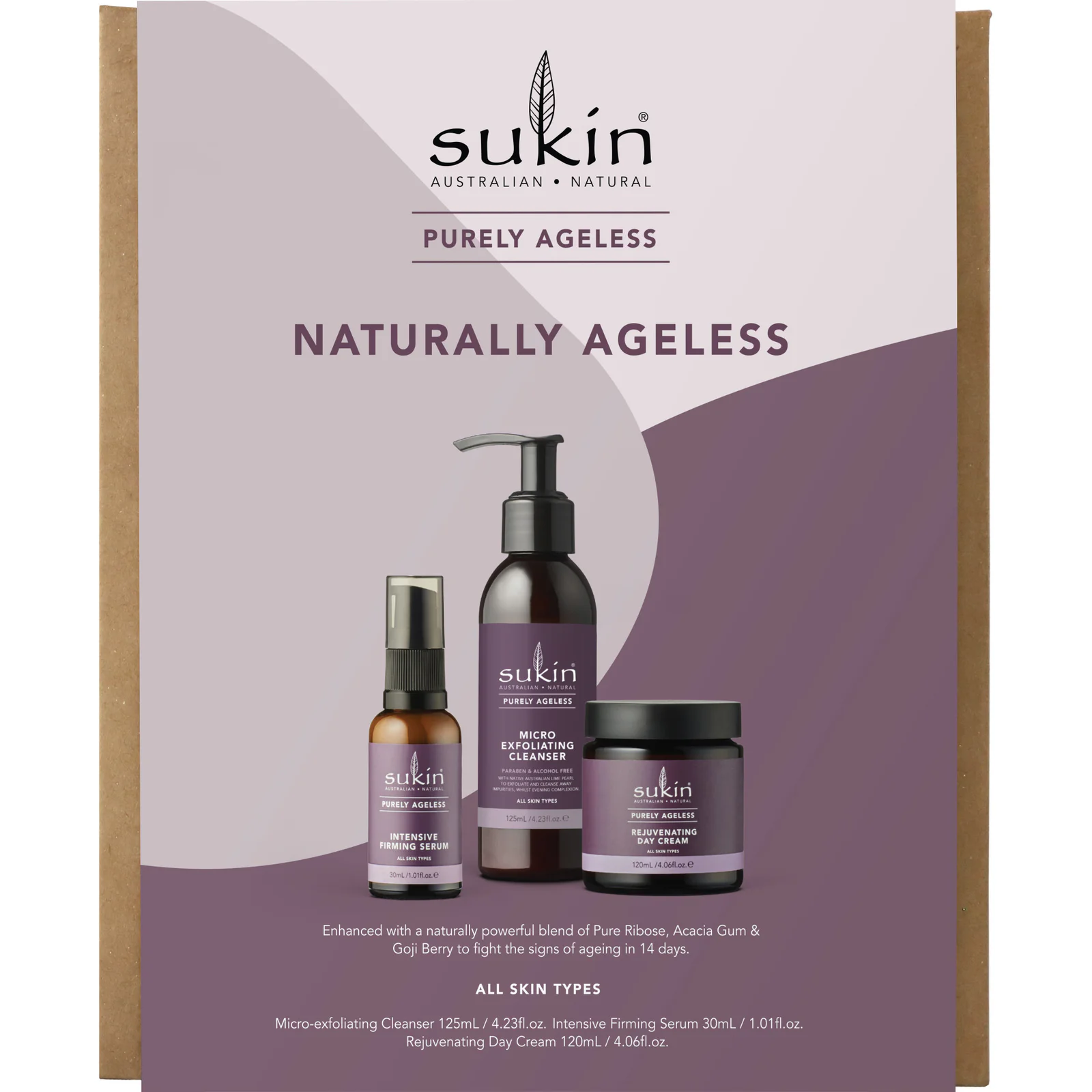 Sukin Naturally Ageless Gift Set 3 piece