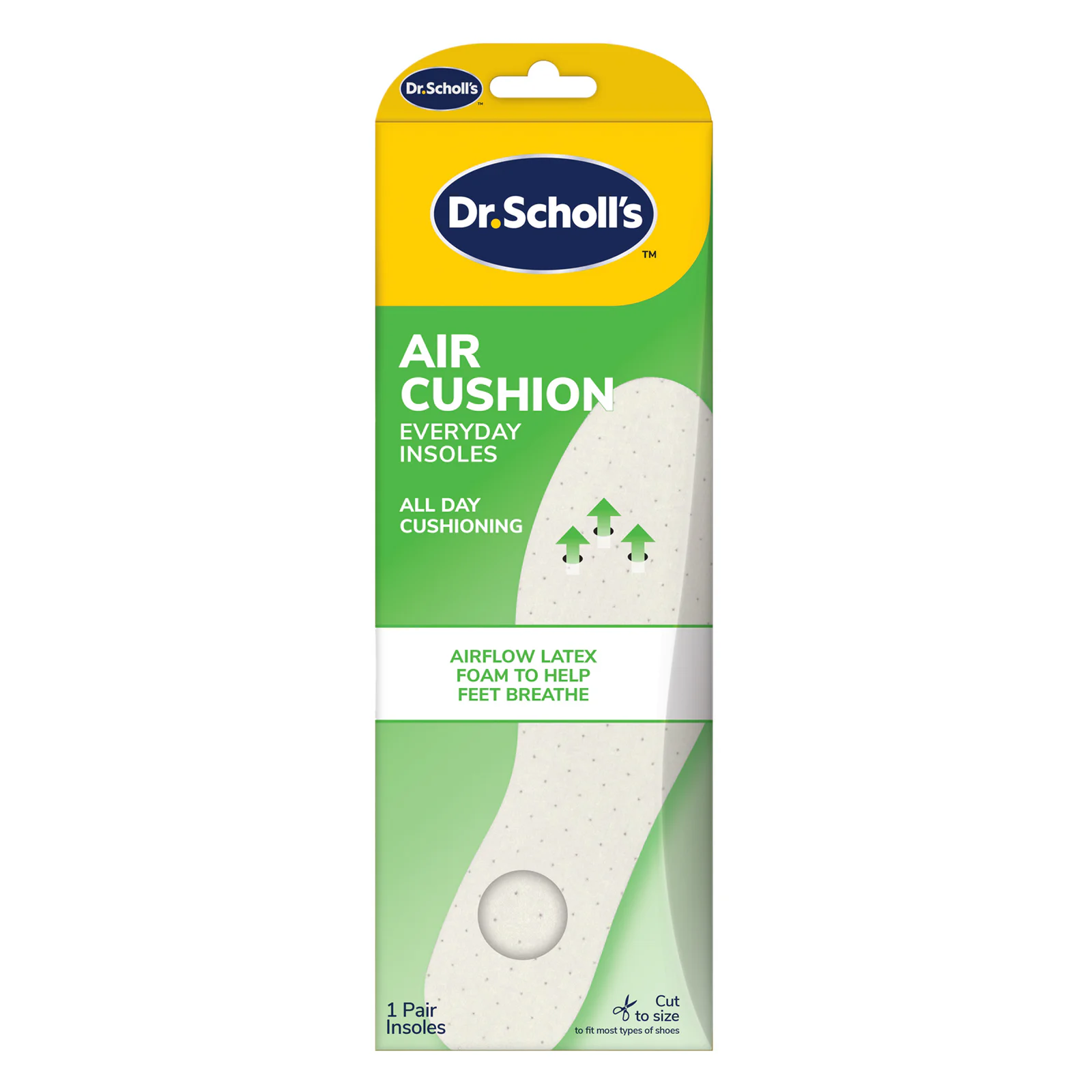 Scholl Air Cushion Everyday Insoles 1 Pair