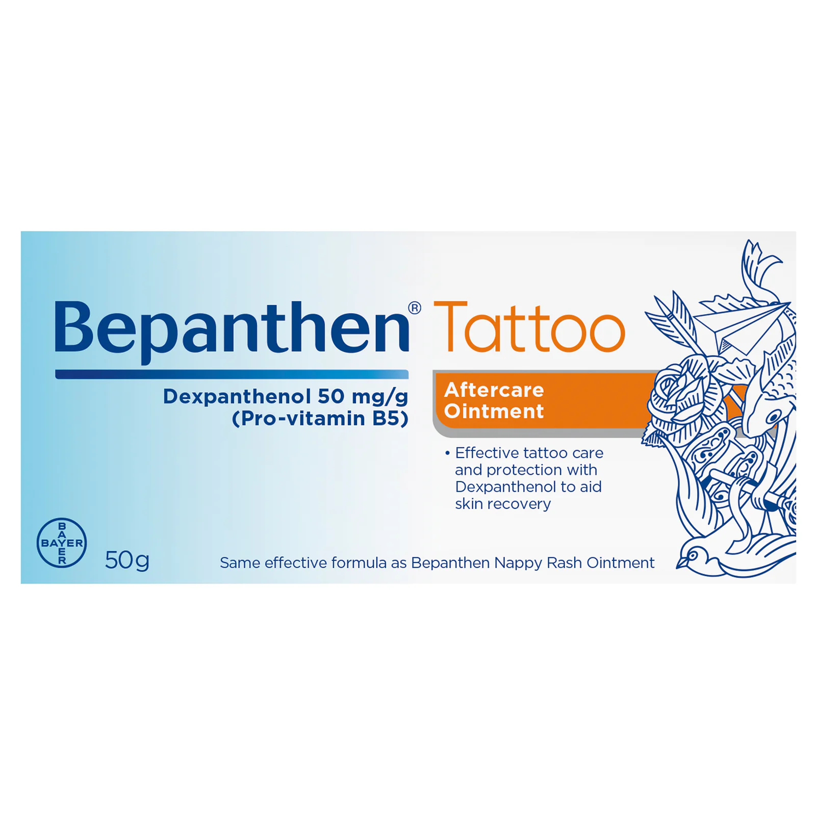 Bepanthen Tattoo 5% Ointment 50g