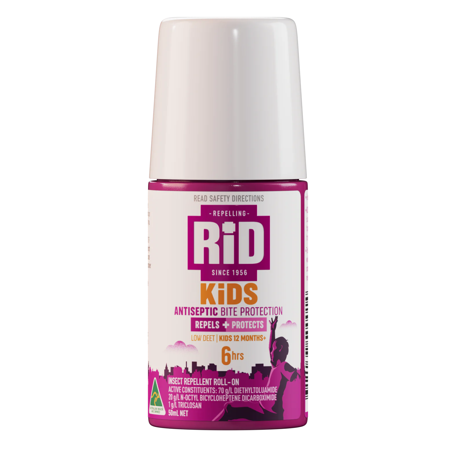 RID Kids Antiseptic Bite Protection Roll-On 50mL