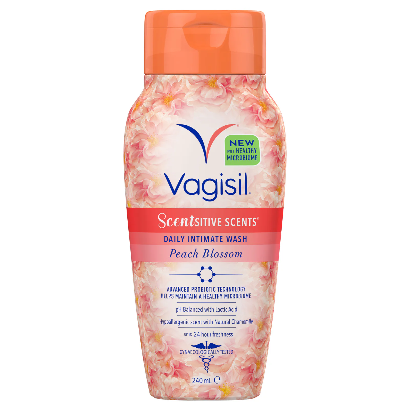 Vagisil Intimate Wash Scentsitive Secrets Peach Blossom 240ml
