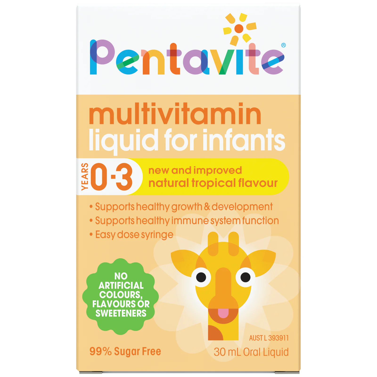 Pentavite Multivitamin Liquid For Infants Tropical 30ml