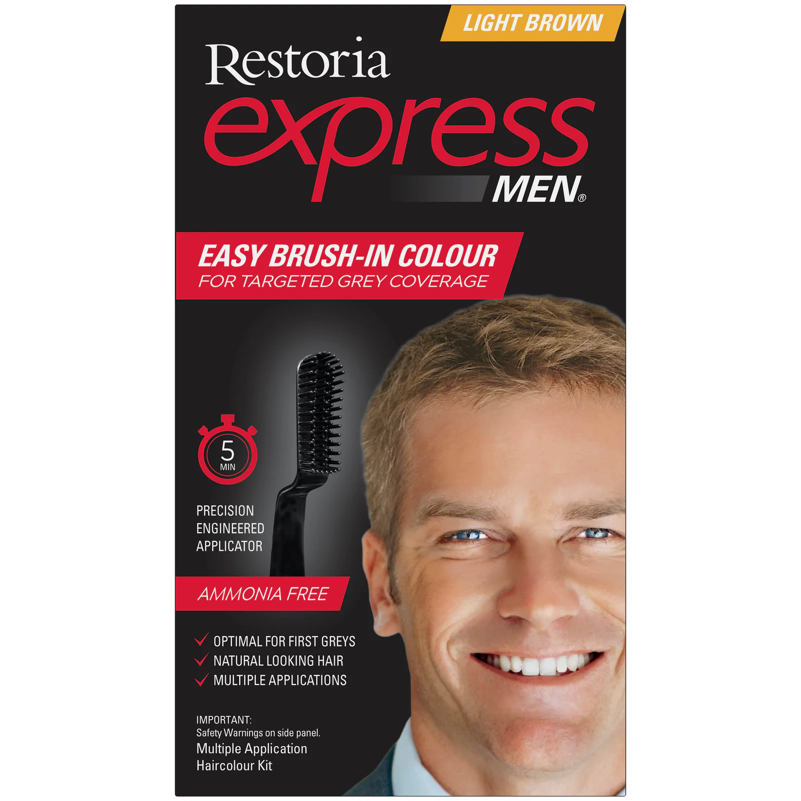 Restoria Express For Men Light Brown 1 pack