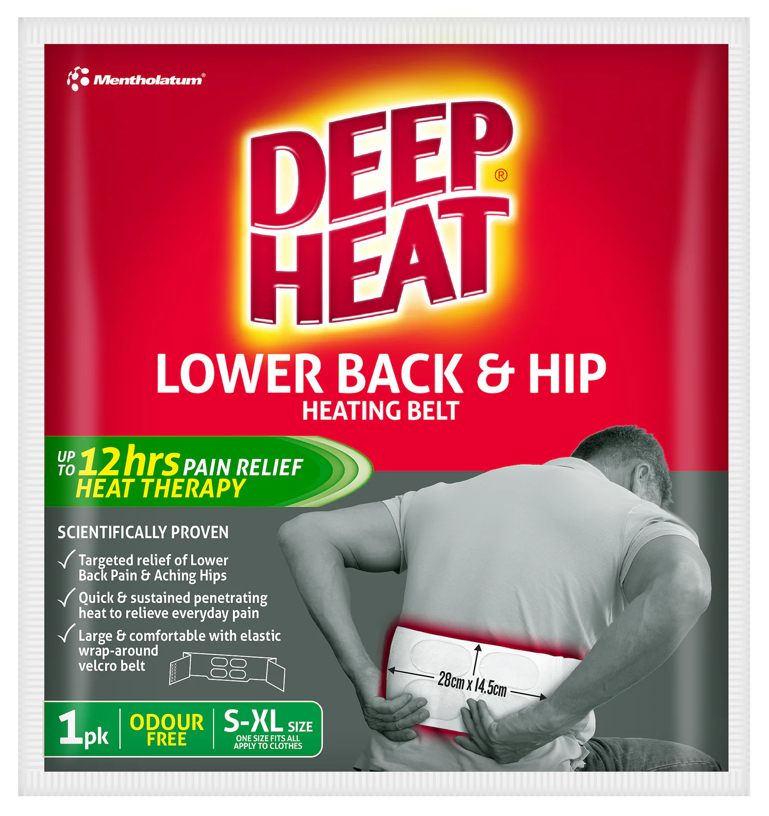 Deep Heat Lower Back & Hip Heat Belt 1 each