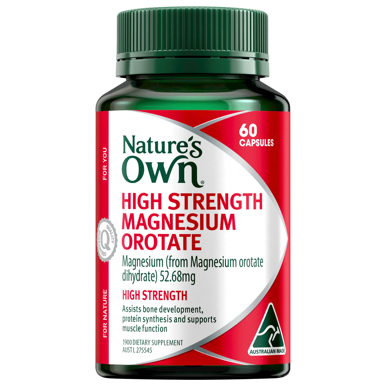Nature's Own High Strength Magnesium Orotate 60 capsules