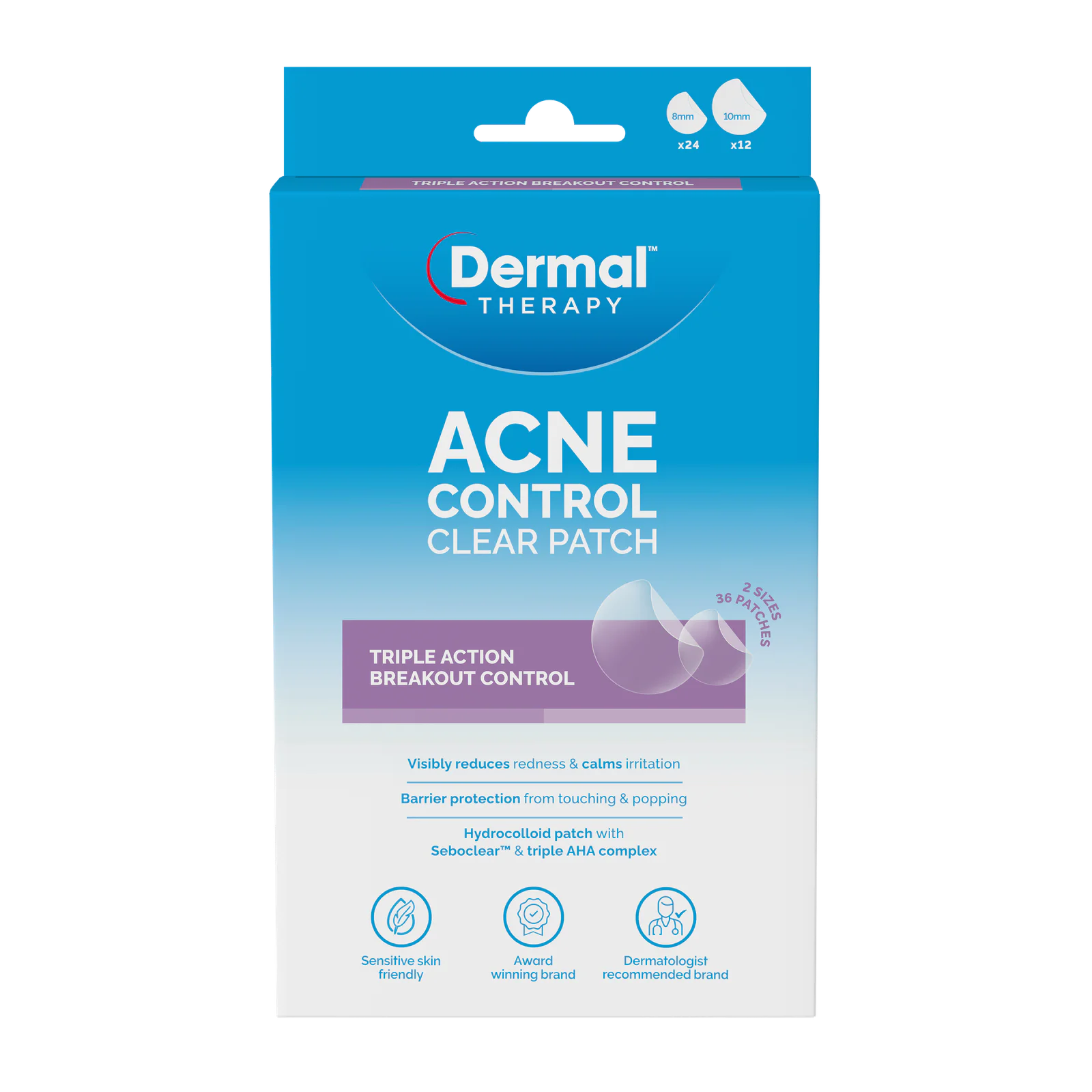 Dermal Therapy Acne Control Clear Patch 36 Pack