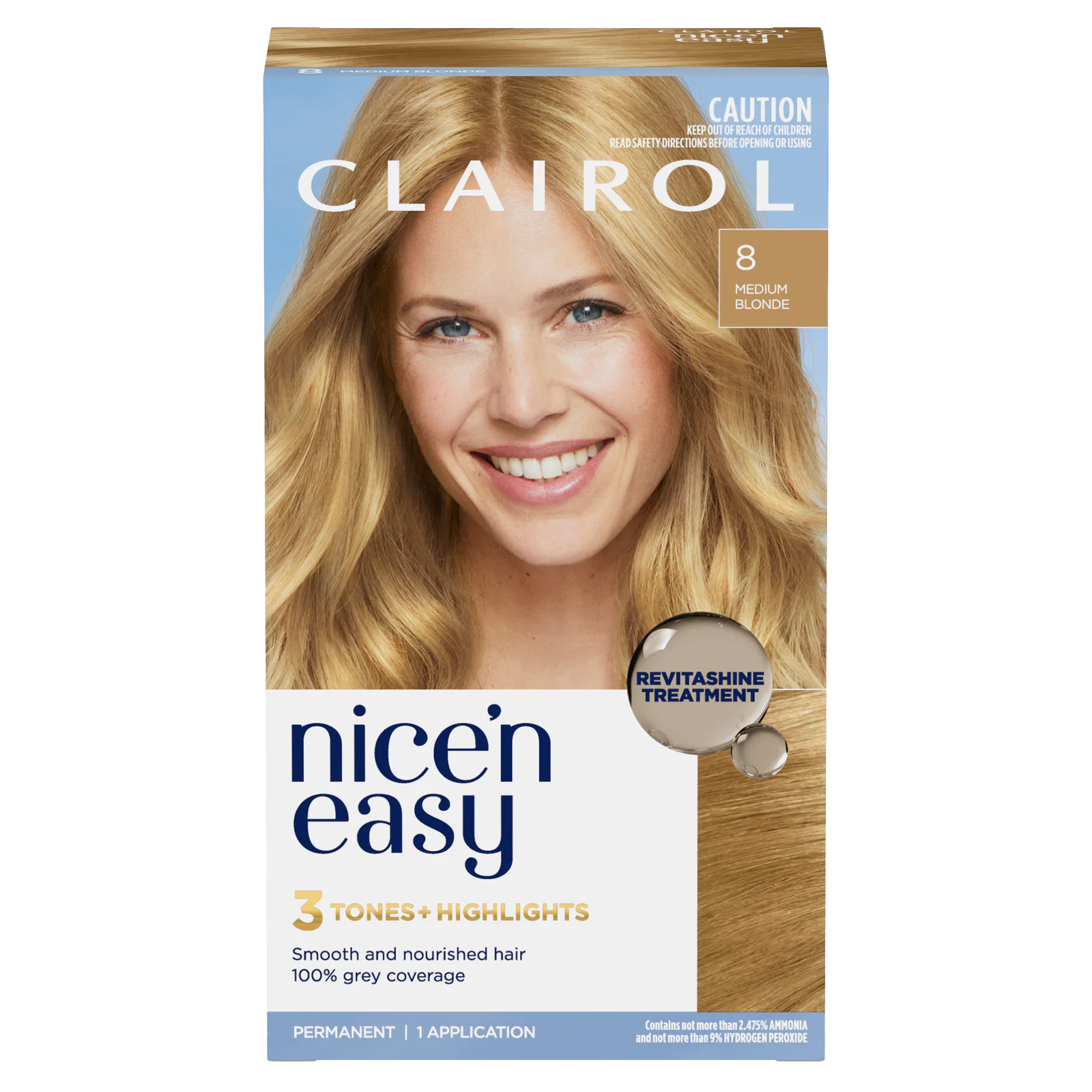 Clairol Nice 'n Easy 8 Medium Blonde