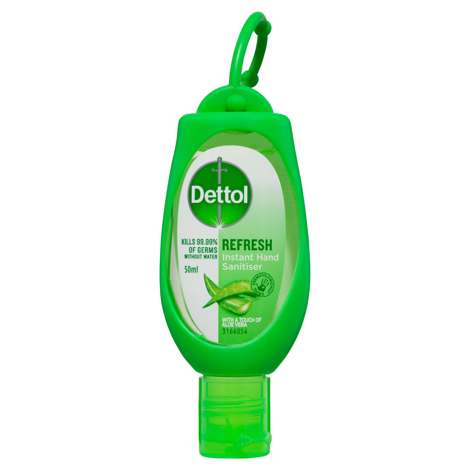 Dettol Healthy Touch Instant Hand Sanitiser Refresh Green Clip 50ml