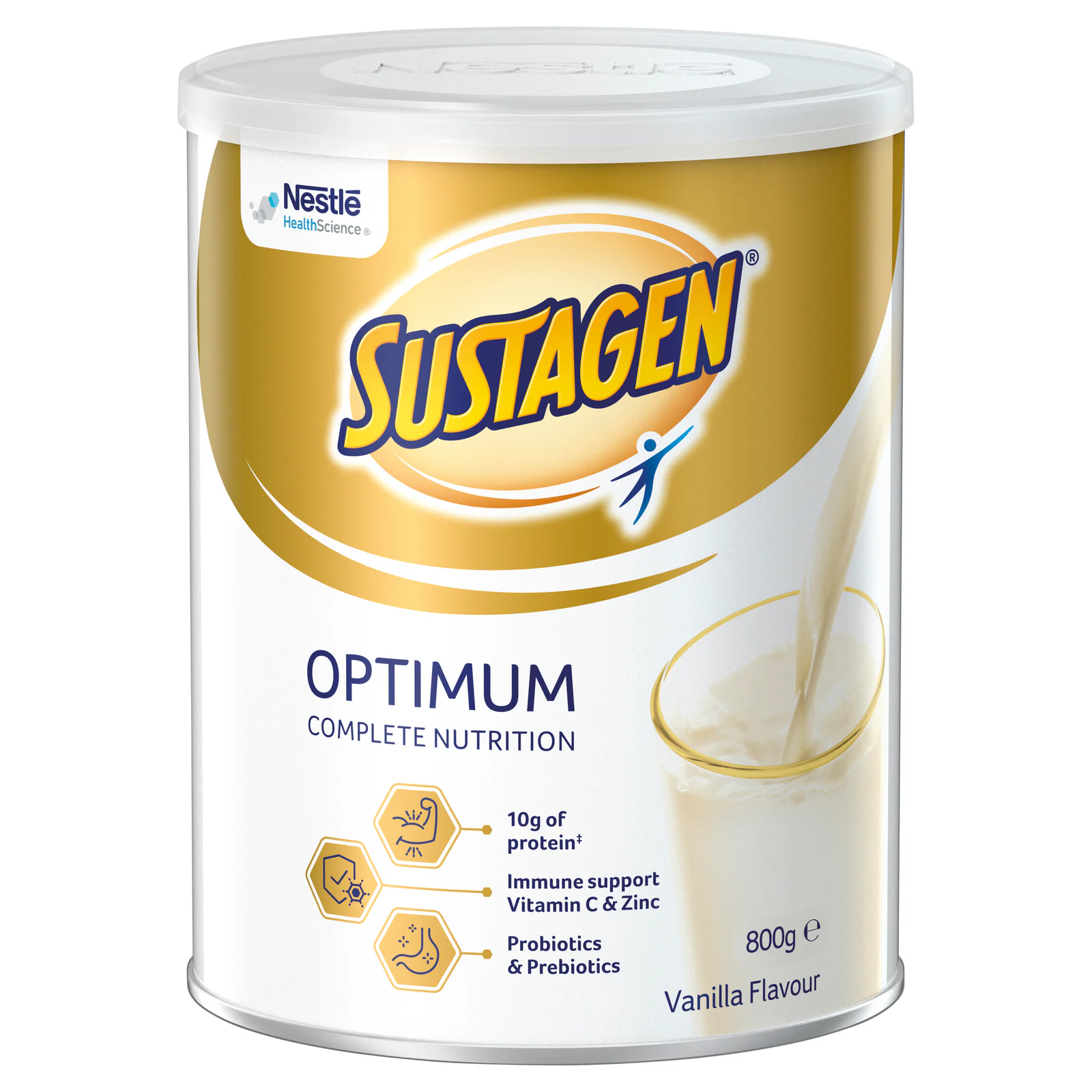 Sustagen Optimum Vanilla Flavour 800g