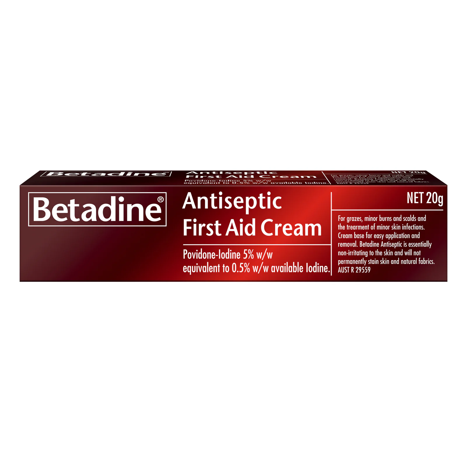 Betadine First Aid Cream 20g