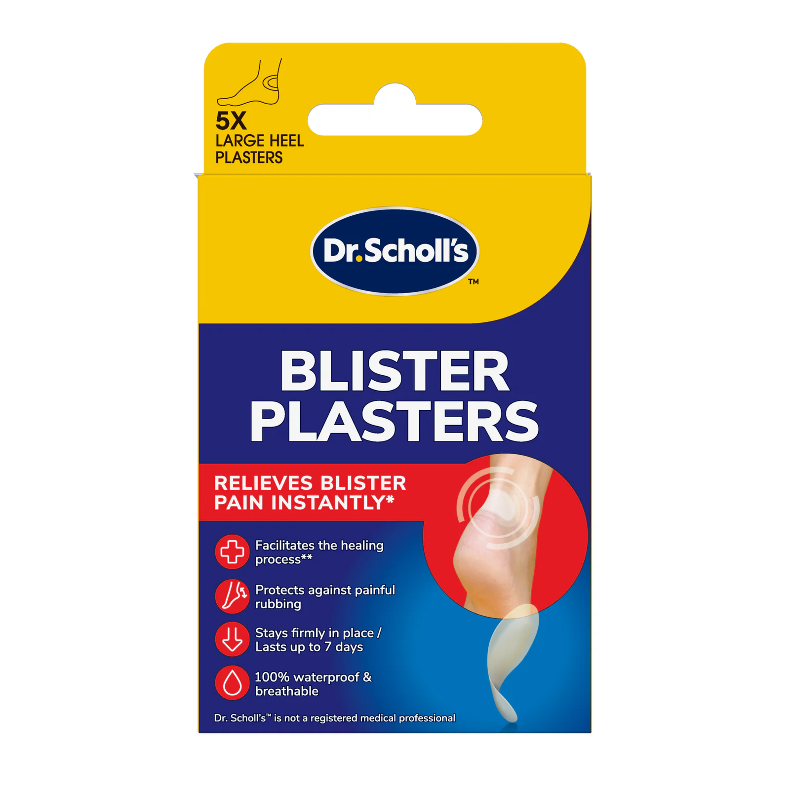 Scholl Blister Plasters Large 5 Pack