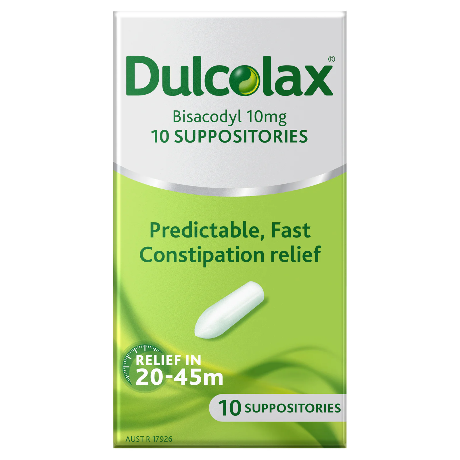 Dulcolax Adult 10mg - 10 suppositories