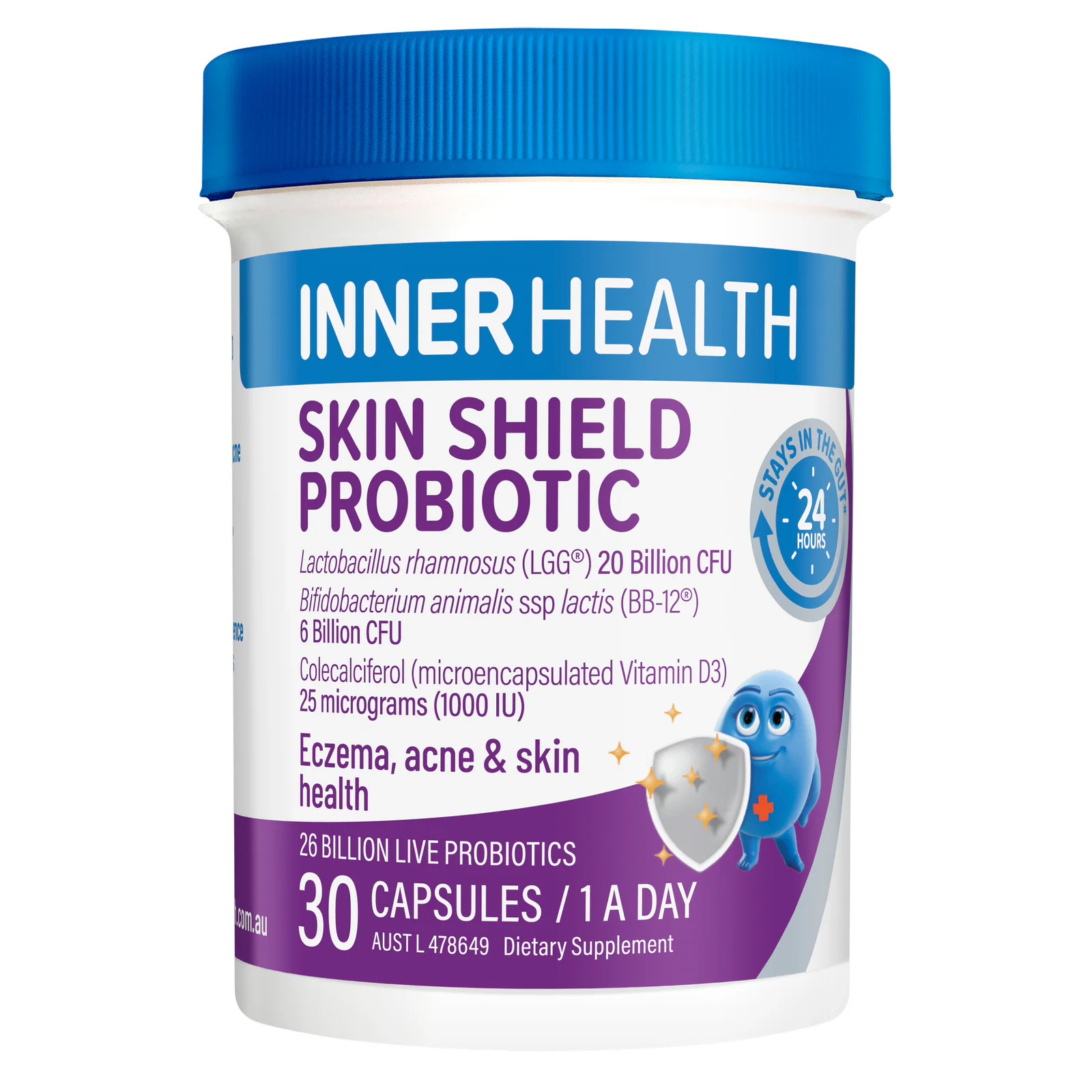 Inner Health Skin Shield Probiotic 30 capsules