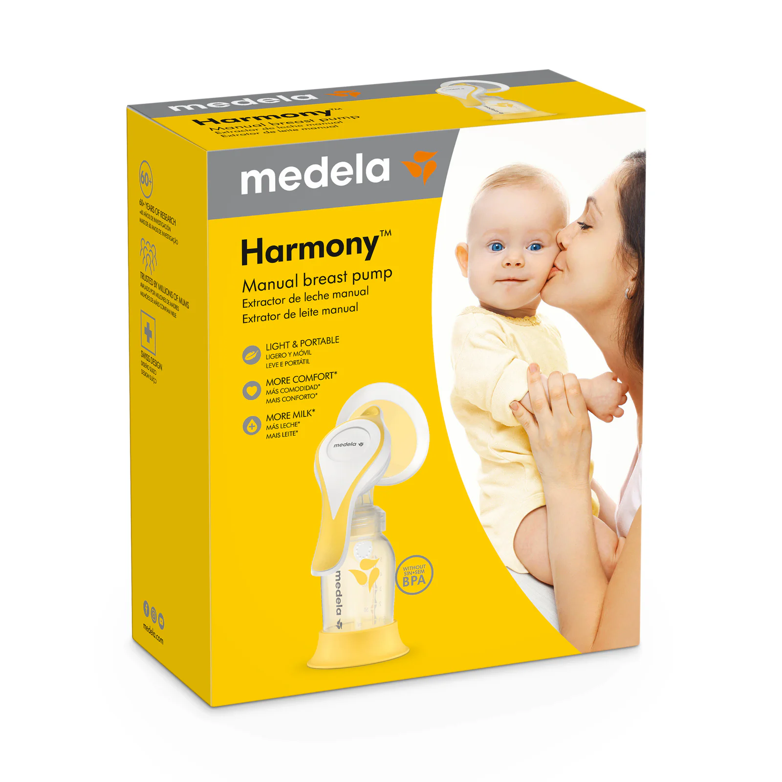Medela Harmony Flex Manual Breast Pump 1 Pack
