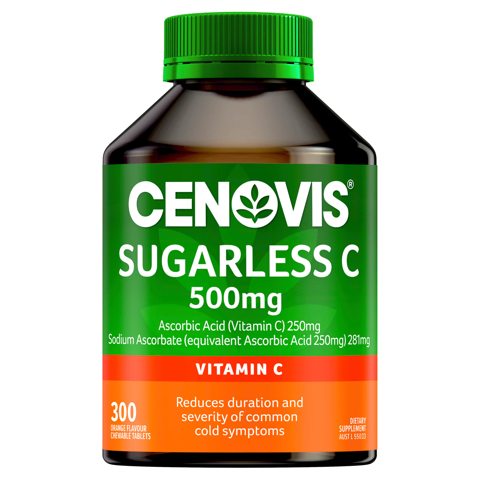 Cenovis Sugarless C 500mg - 300 chewable tablets