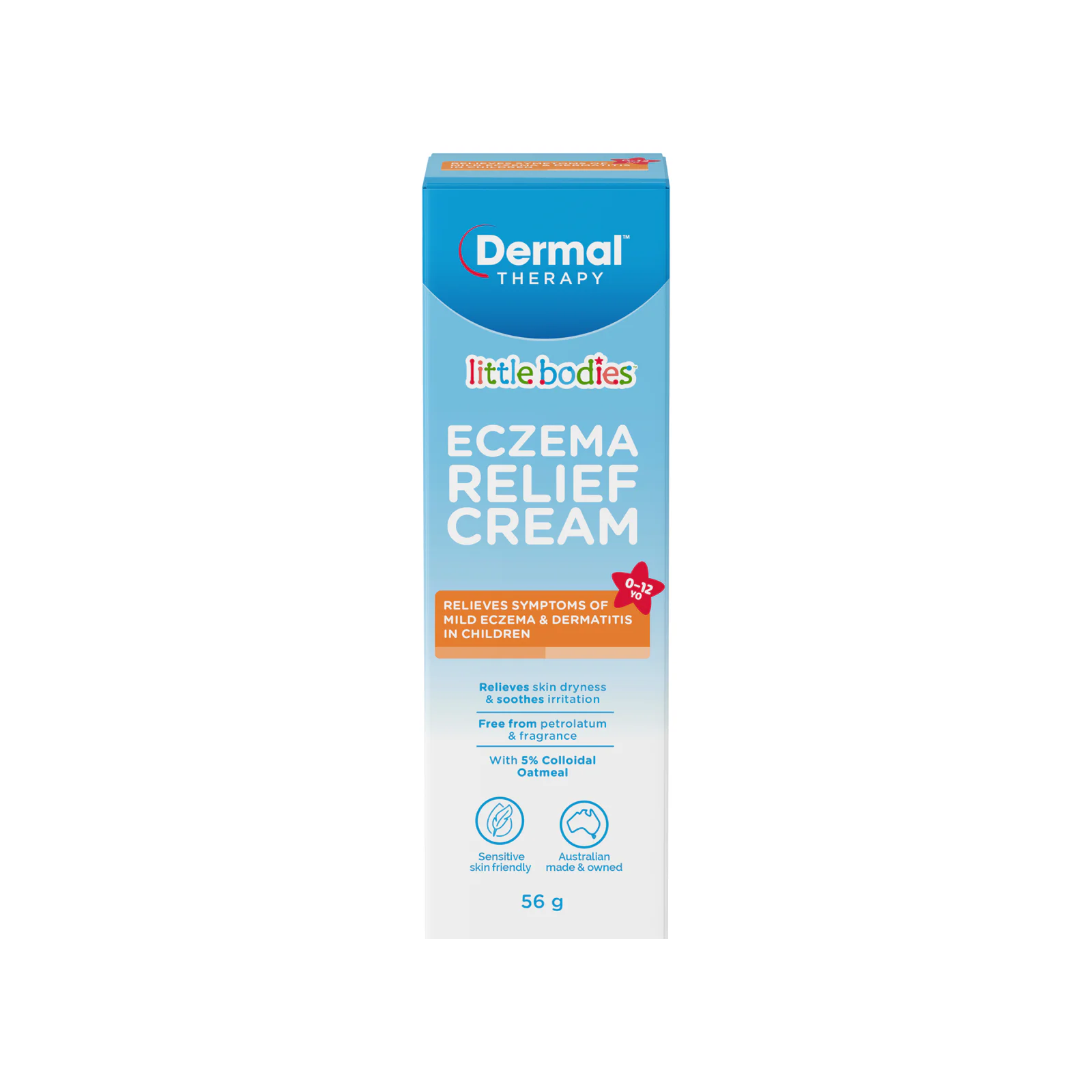 Dermal Therapy Little Bodies Eczema Relief Cream Tube 56g