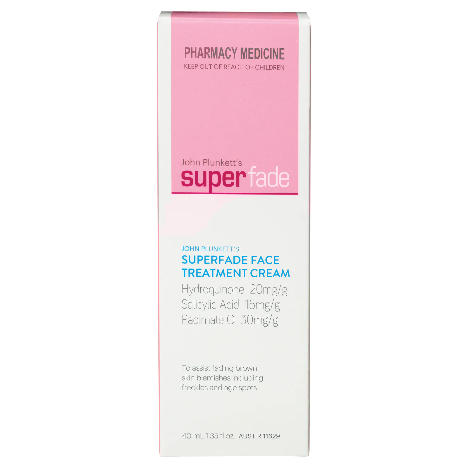 John Plunkett's SuperFade Face Treatment Cream 40ml