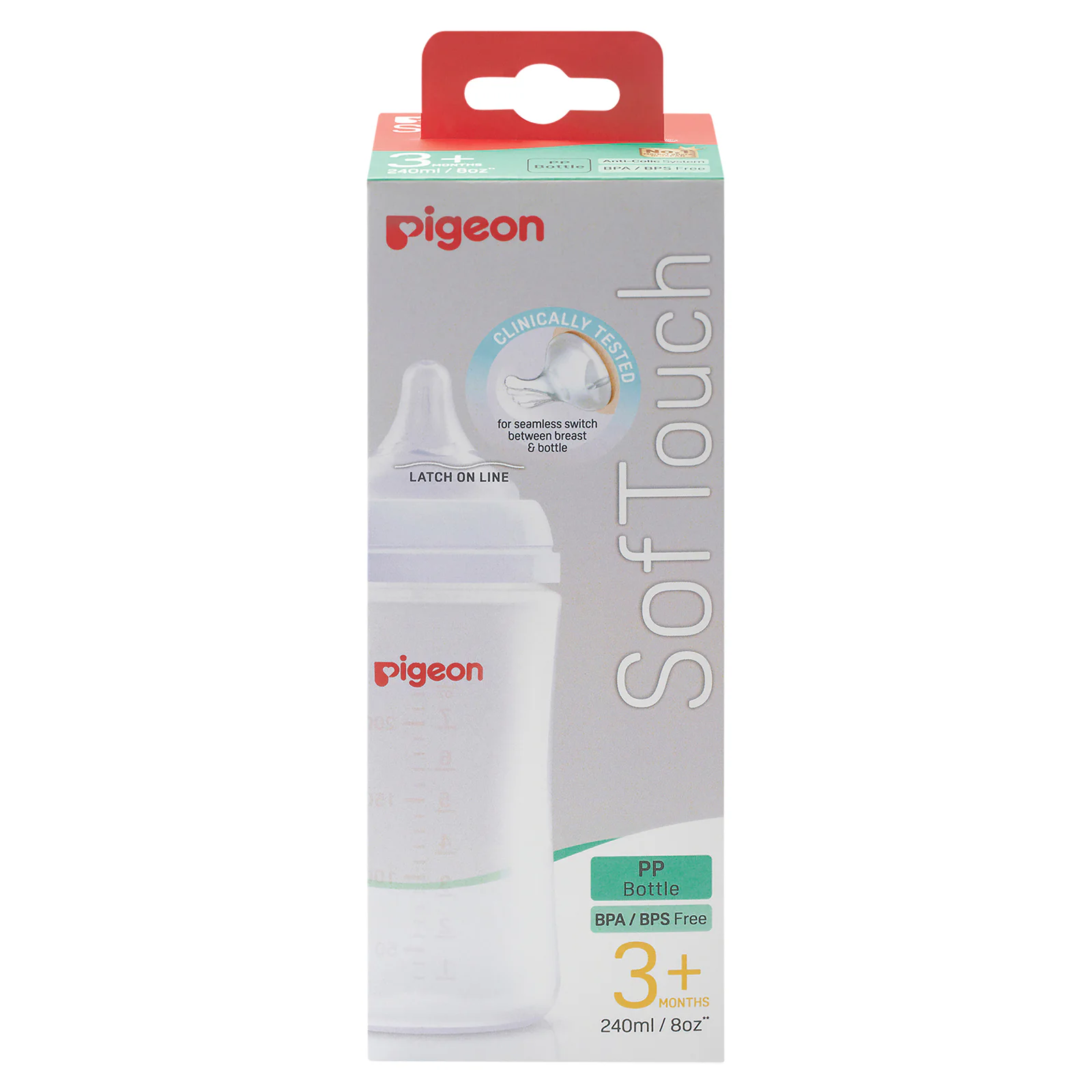 Pigeon Softouch 3 Nursing Bottle PP Medium 240ml