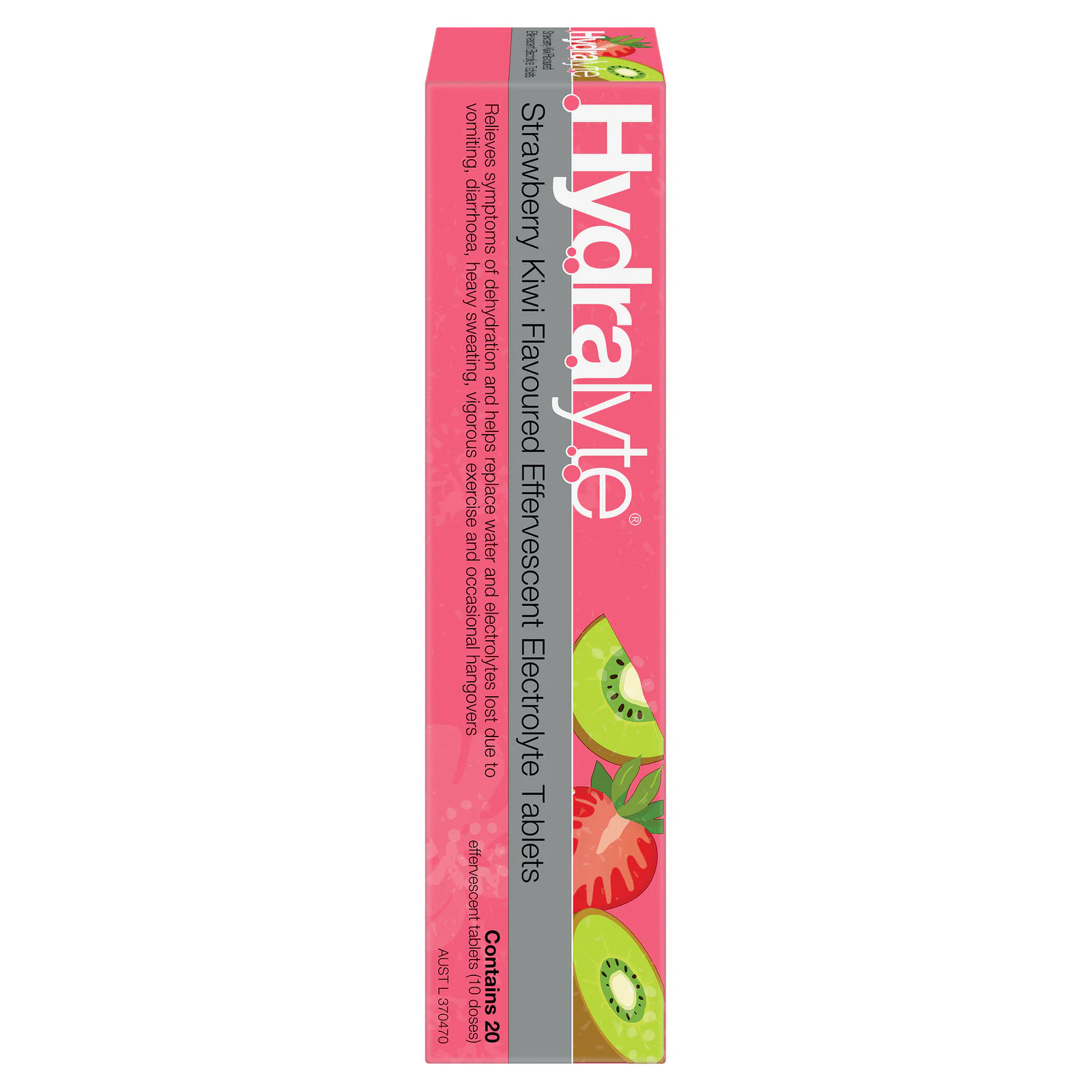 Hydralyte Effervescent Strawberry Kiwi 20 tablets