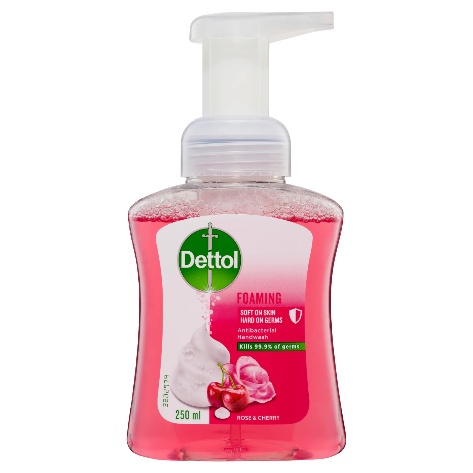 Dettol Antibacterial Foam Hand Wash Rose & Cherry 250mL