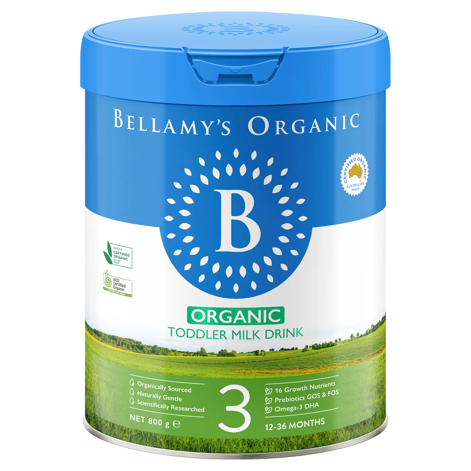 Bellamy's Organic Step 3 Toddler Milk Drink 800g