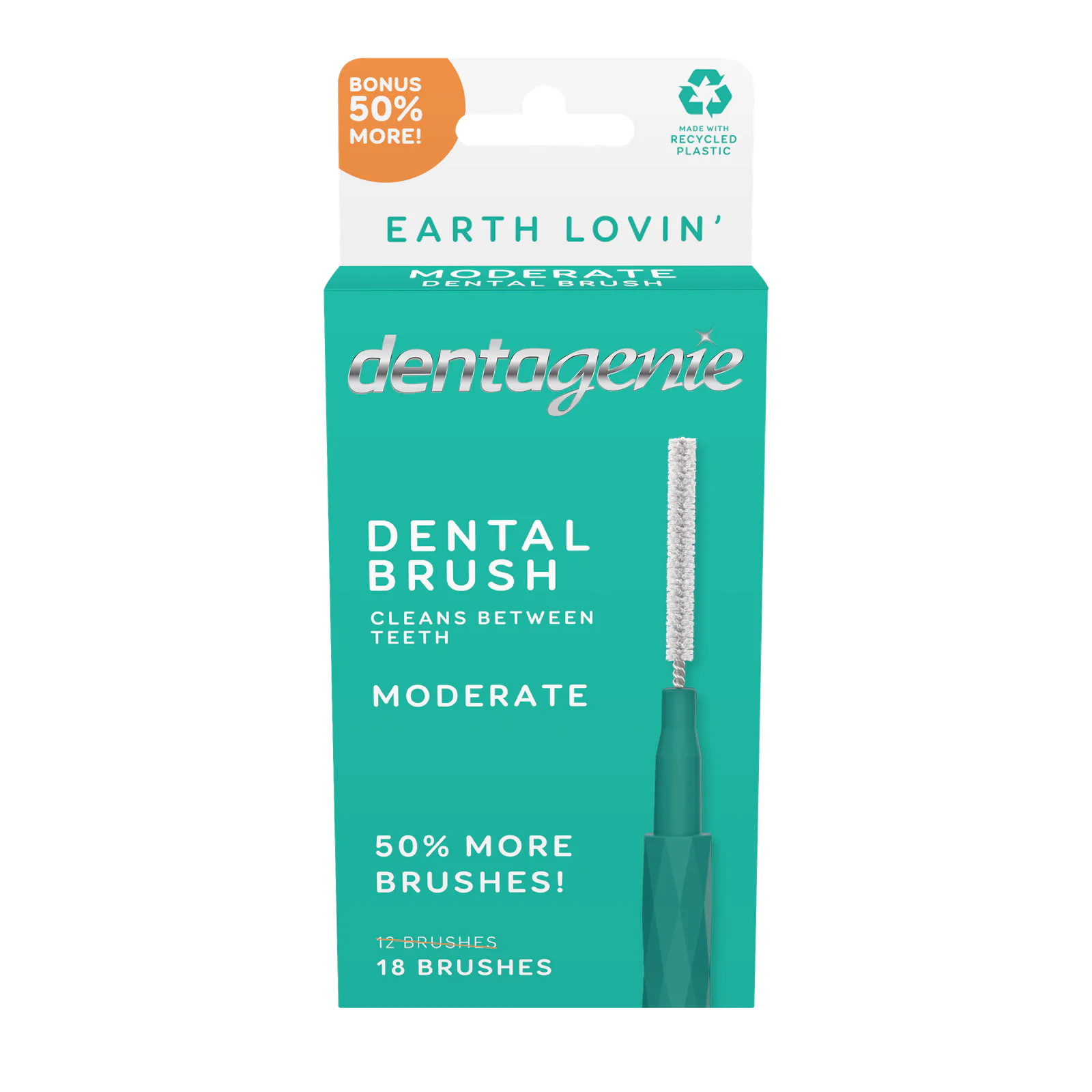 Dentagenie Dental Brushes Medium 12 Pack