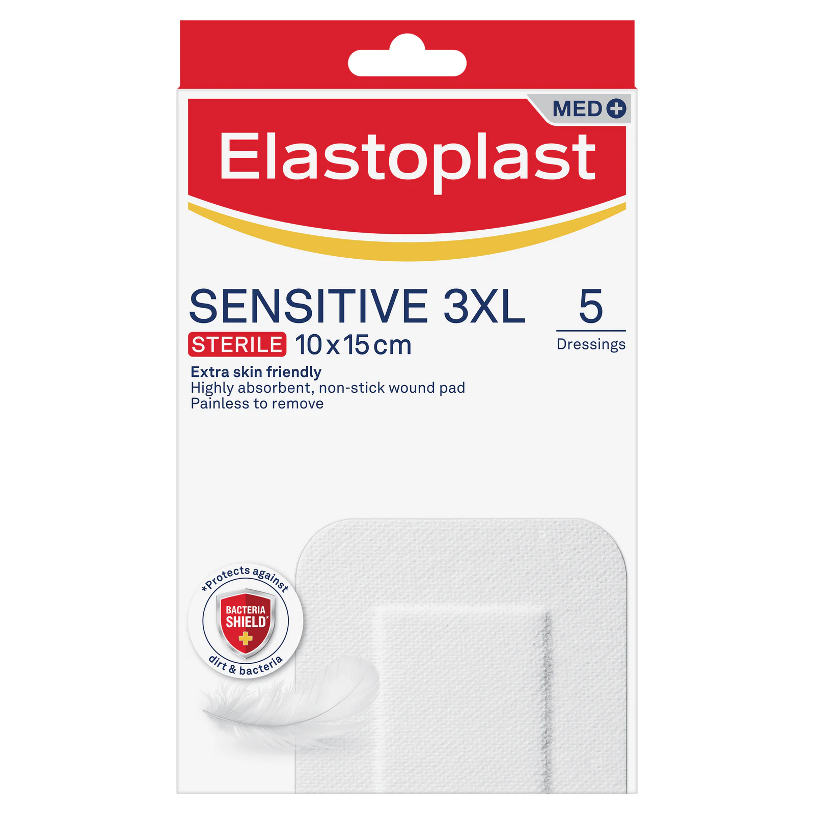 Elastoplast Sensitive 3XL 10cm X 15cm - 1 each