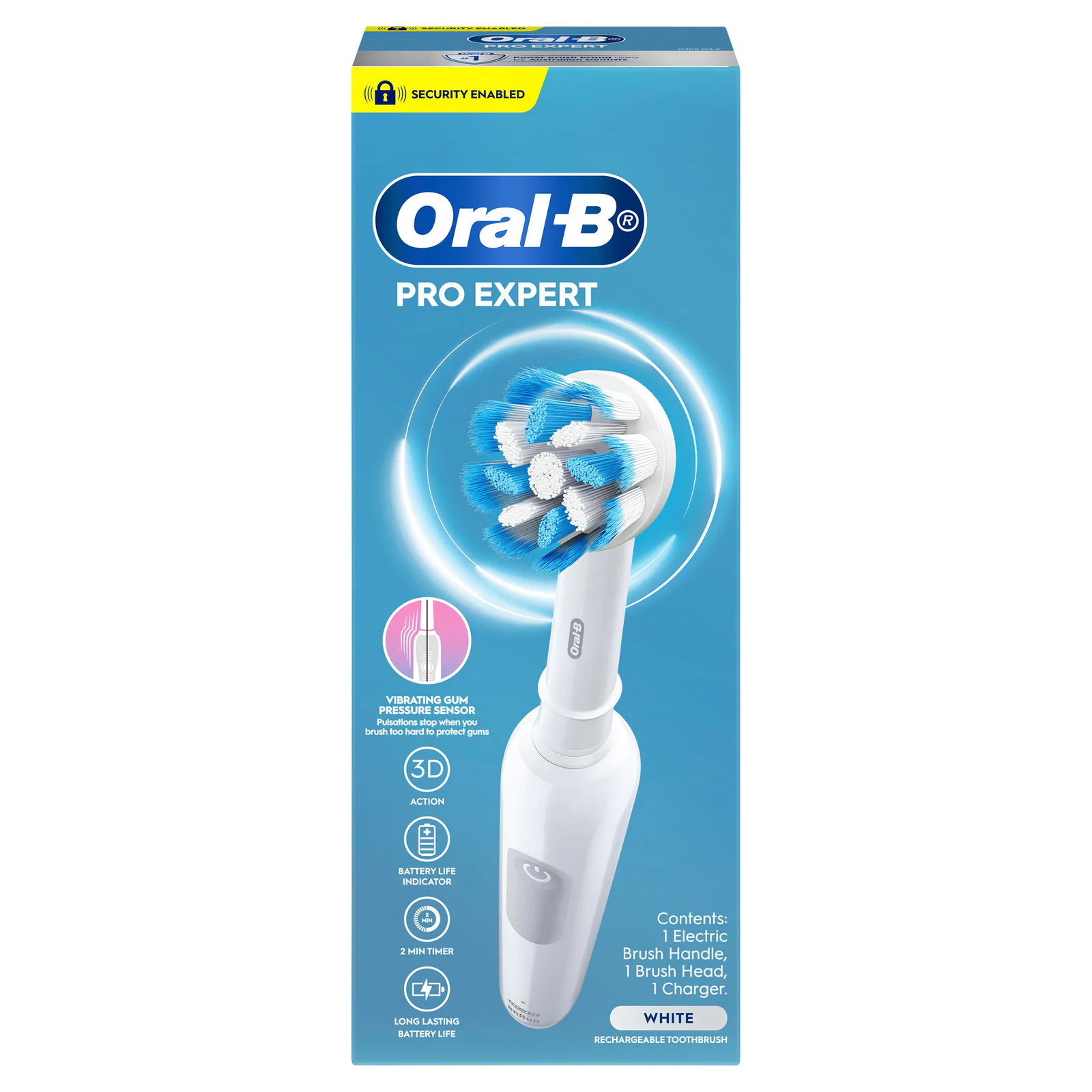 Oral-B Pro Expert Rechargeable Toothbrush White 1 Pack