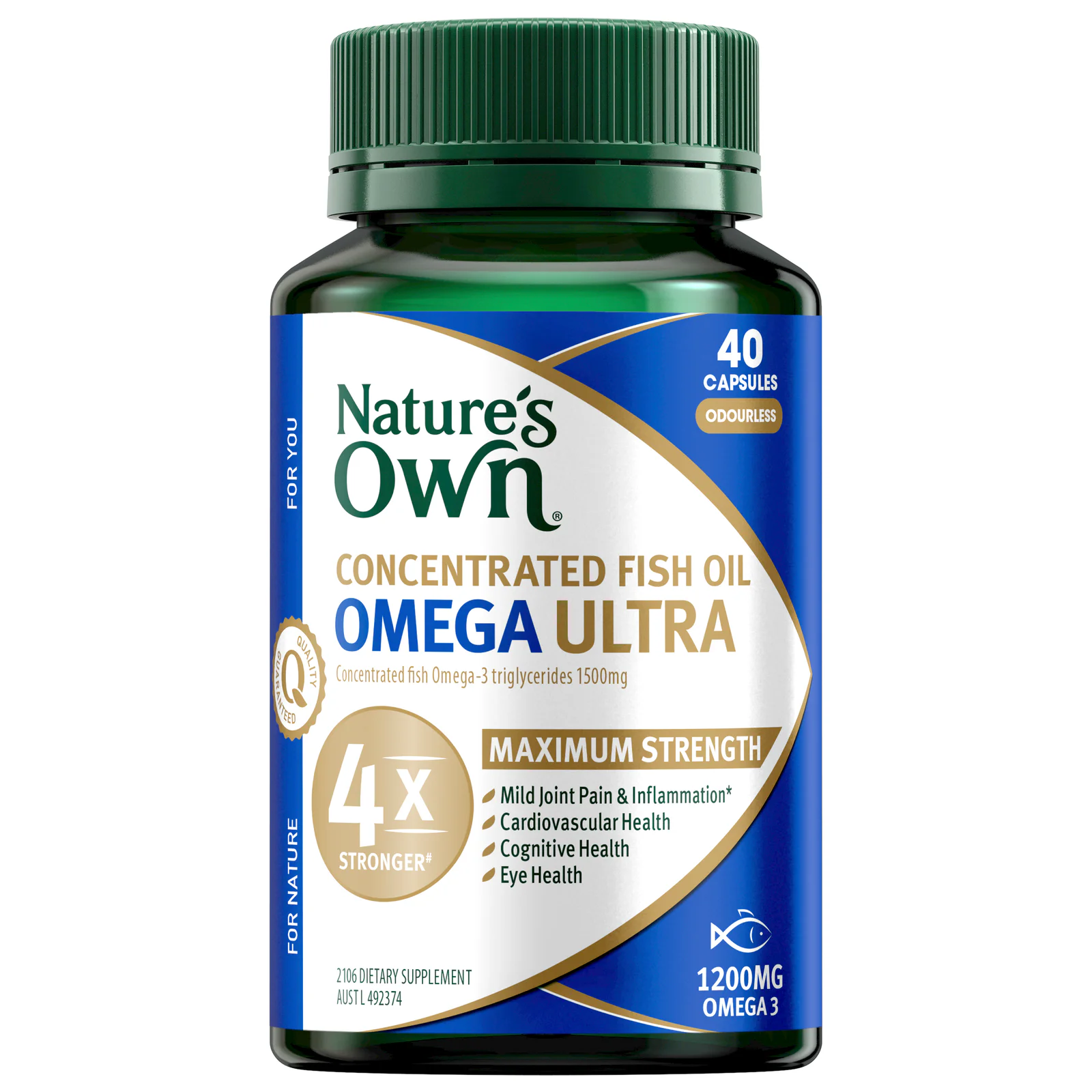 Nature's Own Ultra High/Max Strength Omega 40 soft gel capsules