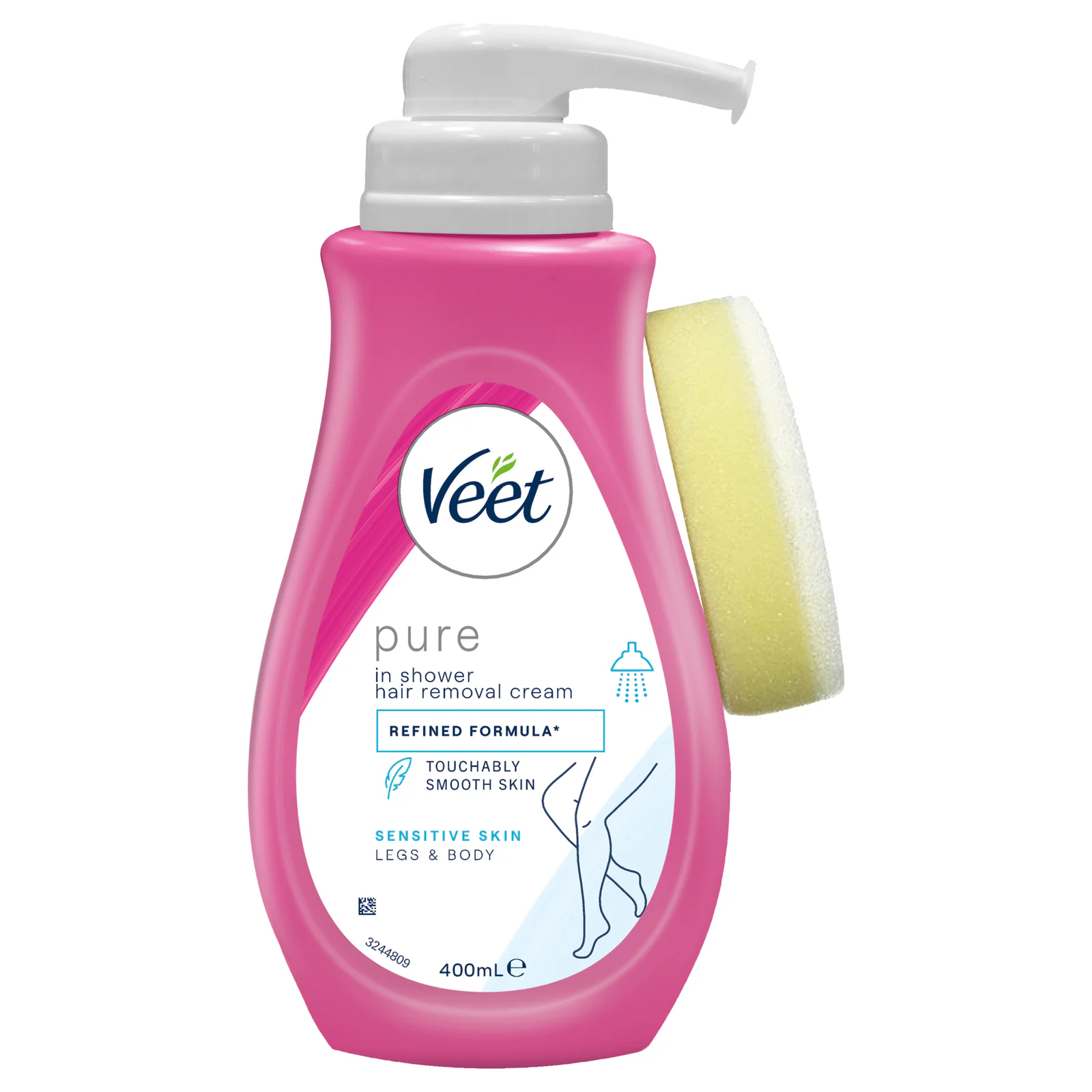 Veet In Shower Hair Removal Cream For Sensitive Skin 400ml
