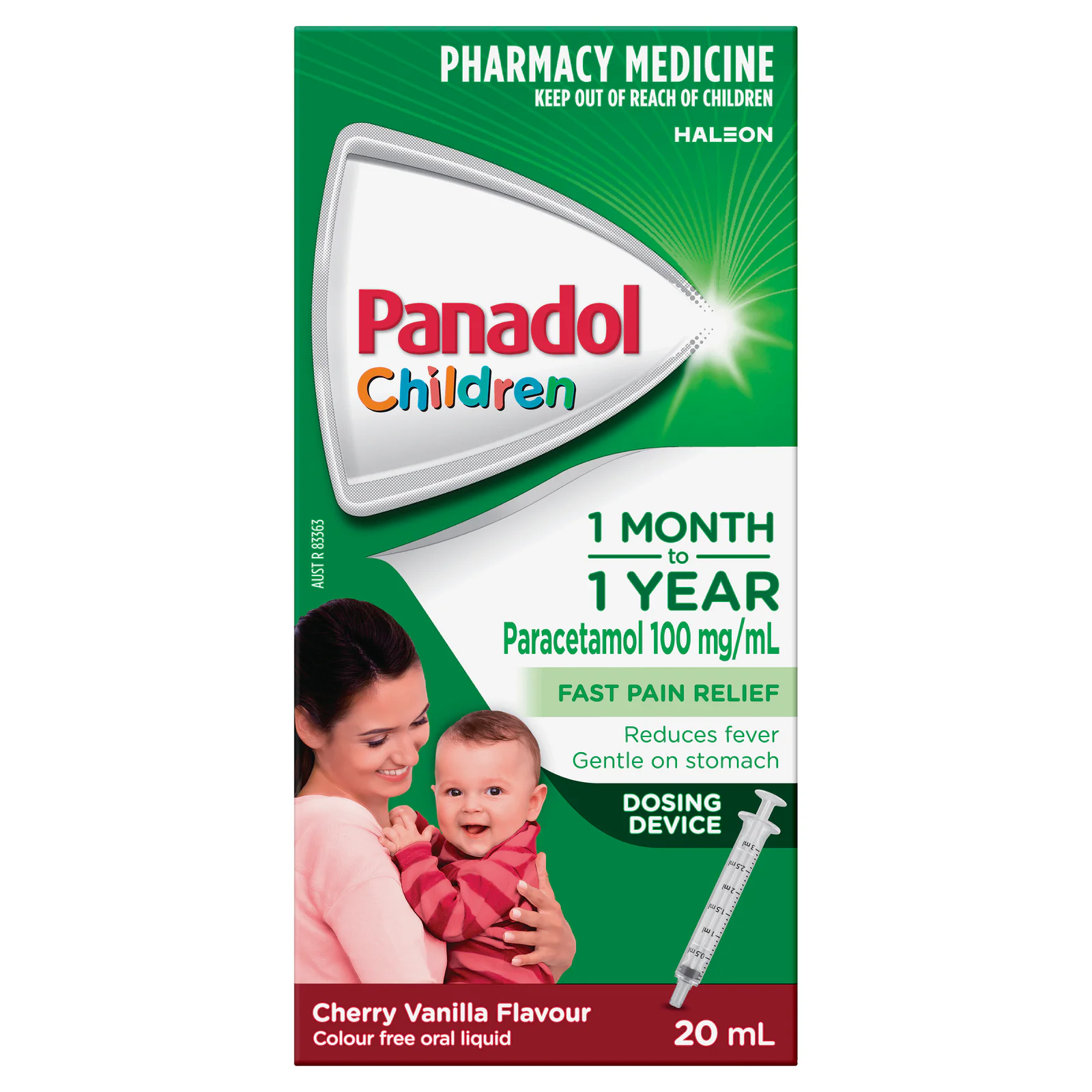 Panadol Children 1 Month to 1 Year Baby Drops With Dosing Device 20ml