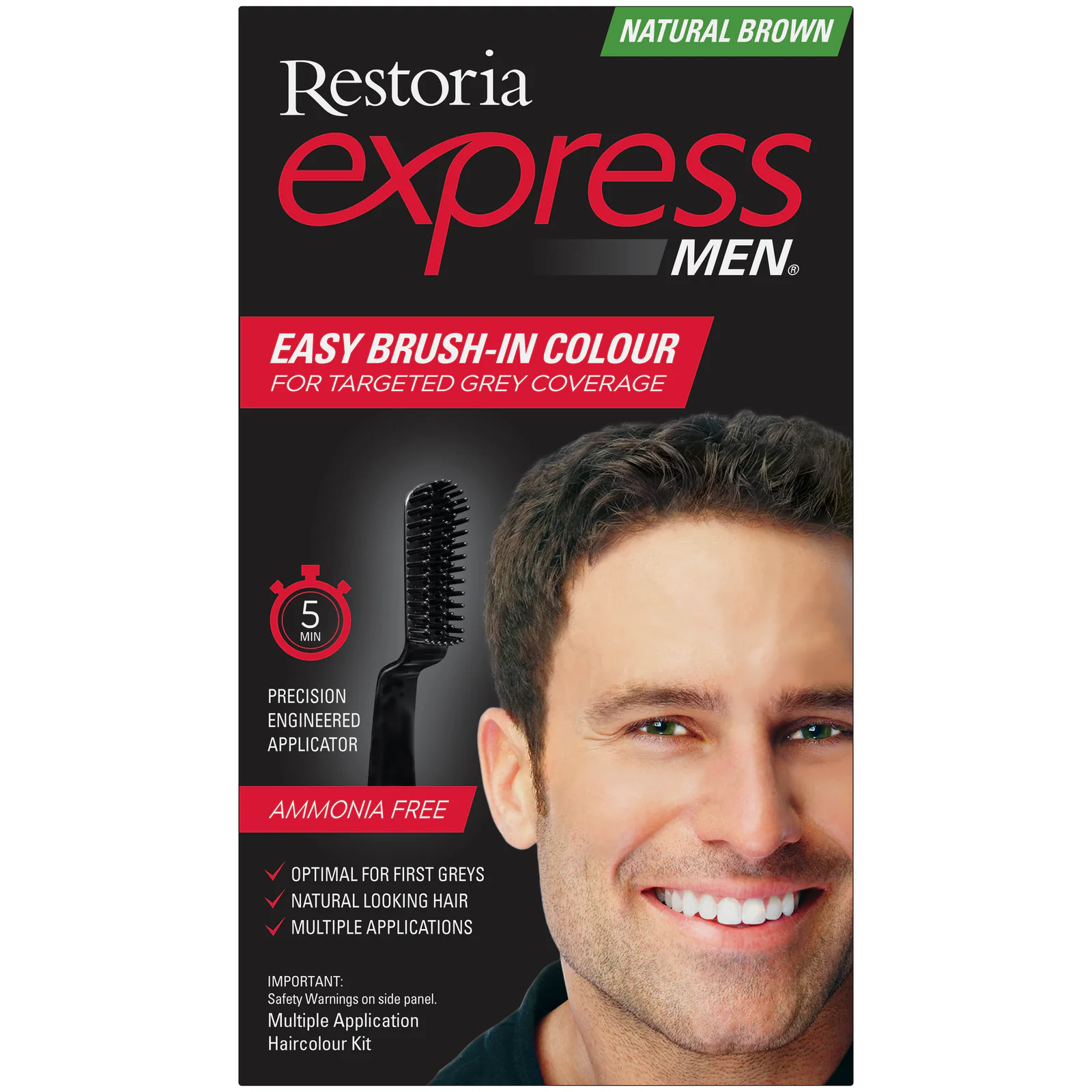 Restoria Express For Men Natural Brown 1 pack