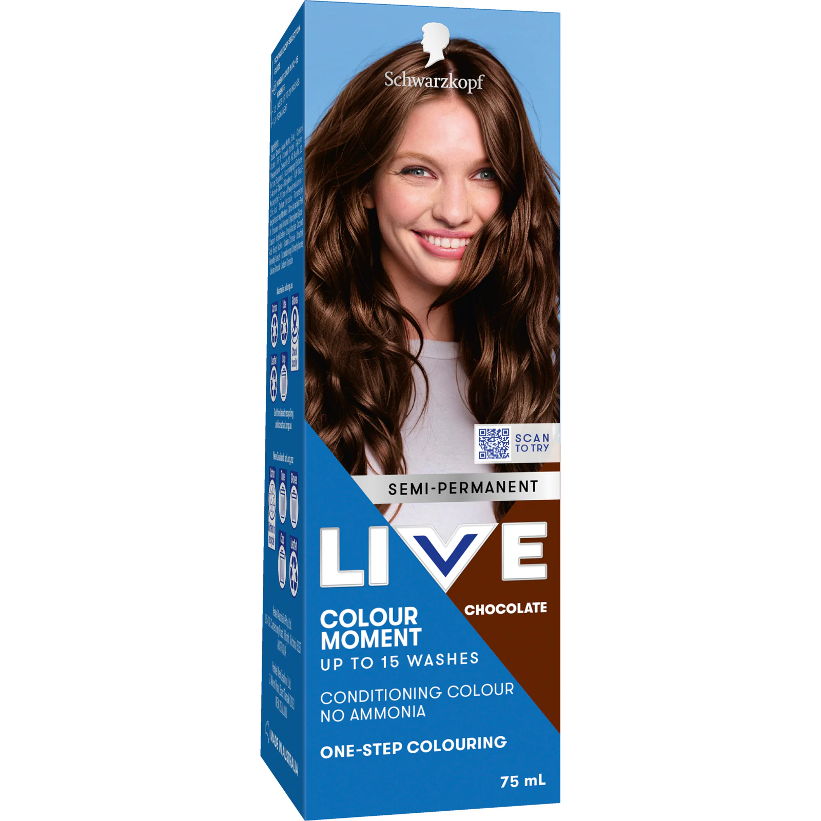 Schwarzkopf Live Colour Chocolate 75ml